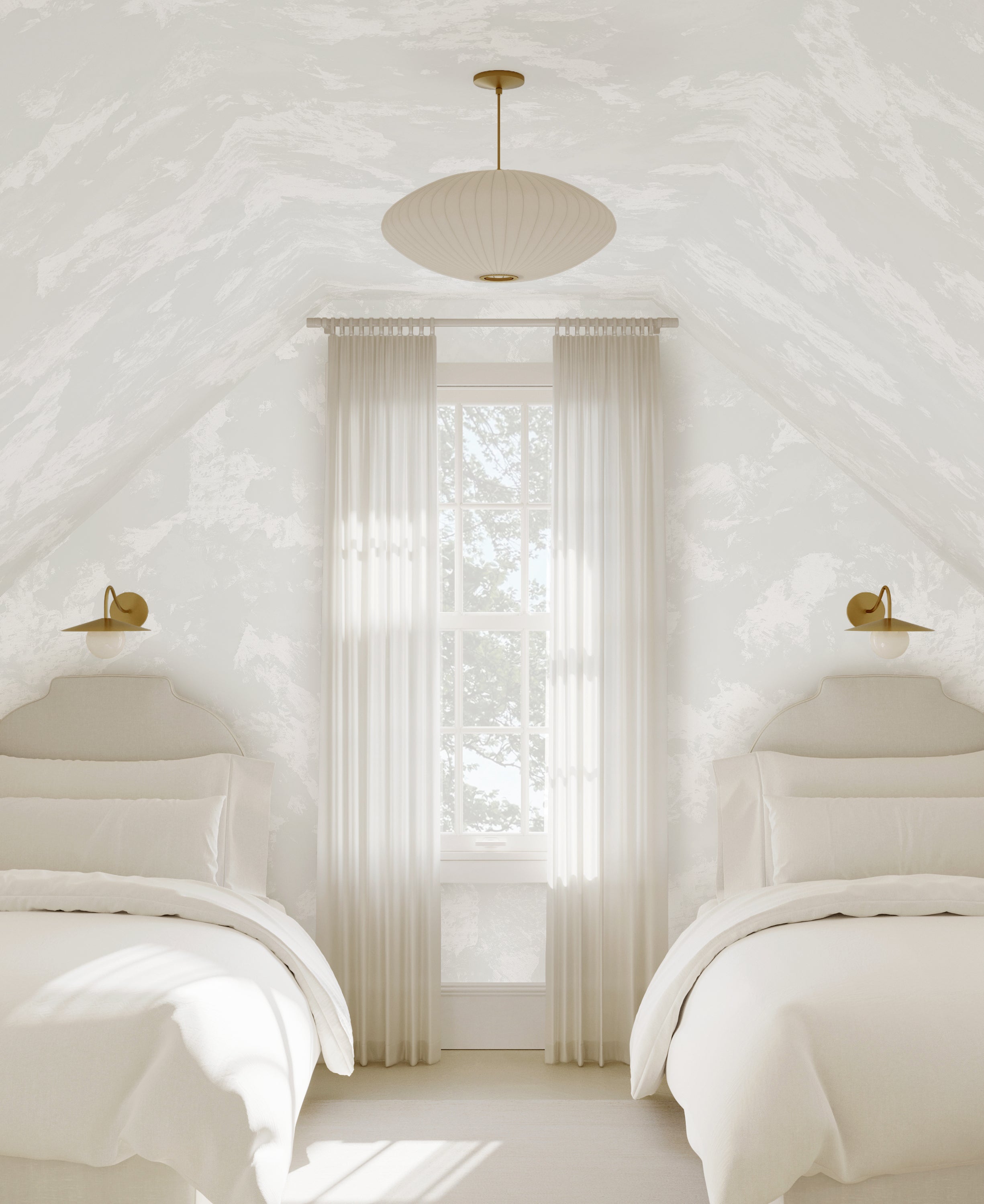 Venetian© Mural Wallpaper in Oyster