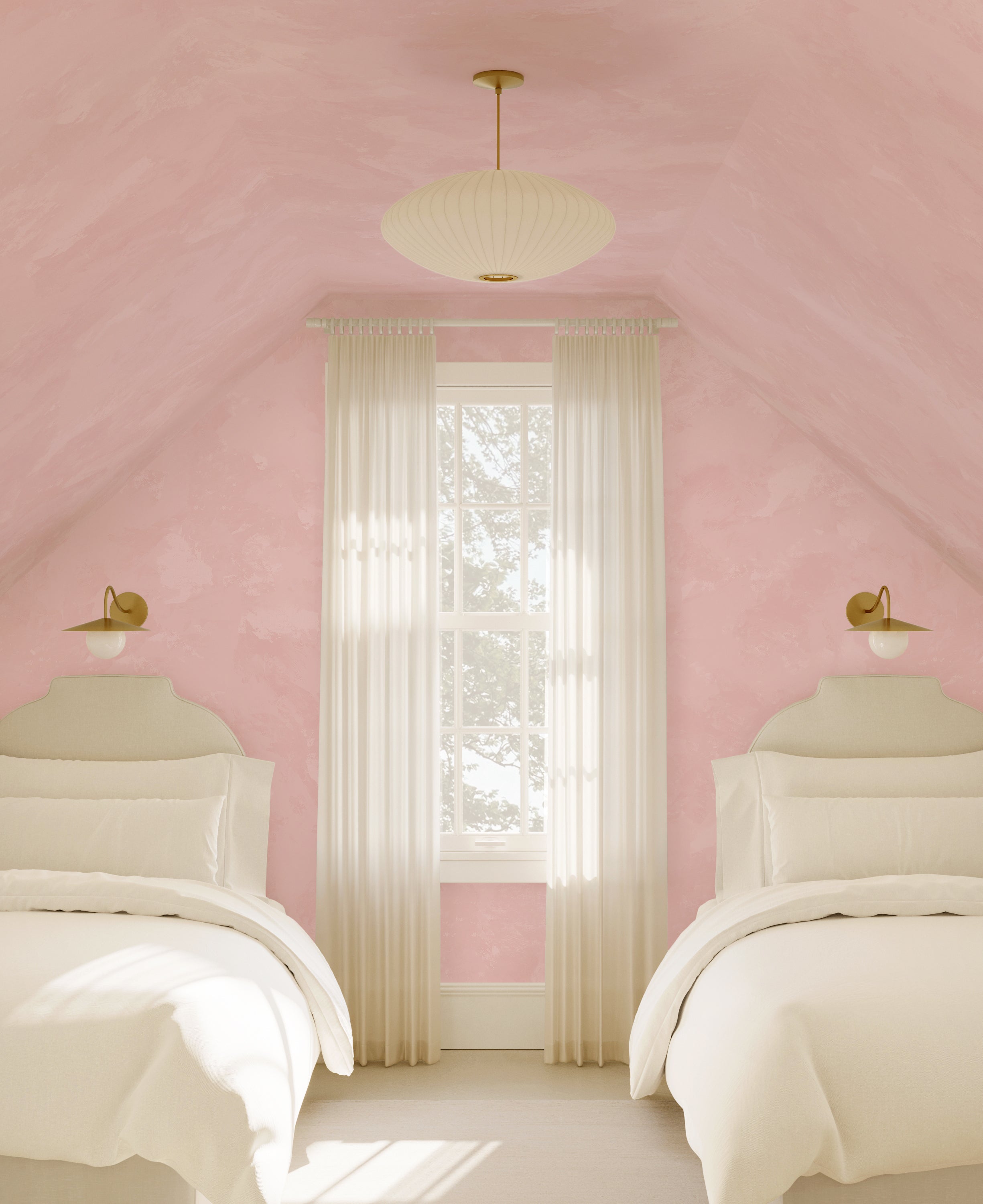 Venetian© Mural Wallpaper in Rose