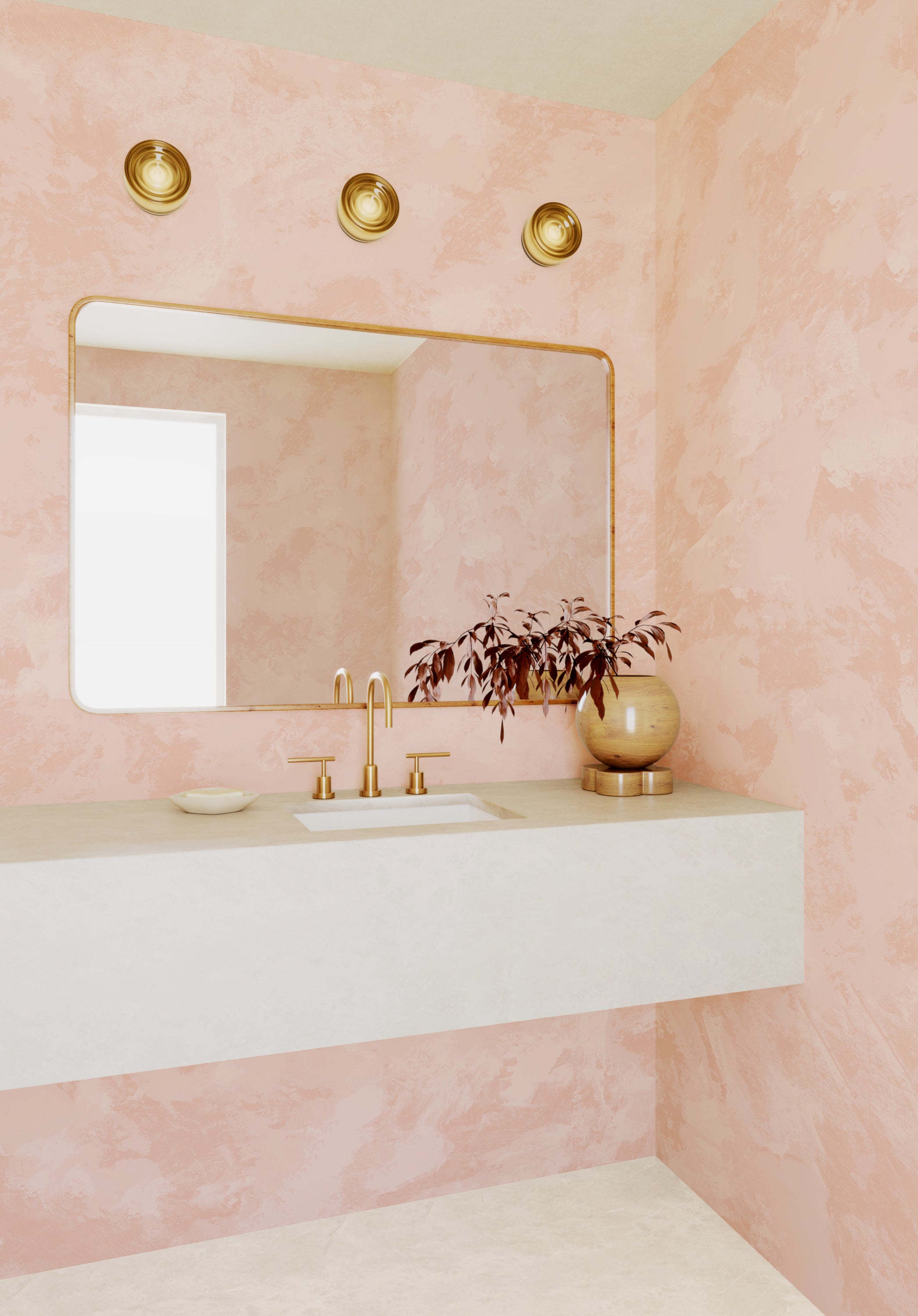 Venetian© Mural Wallpaper in Shell