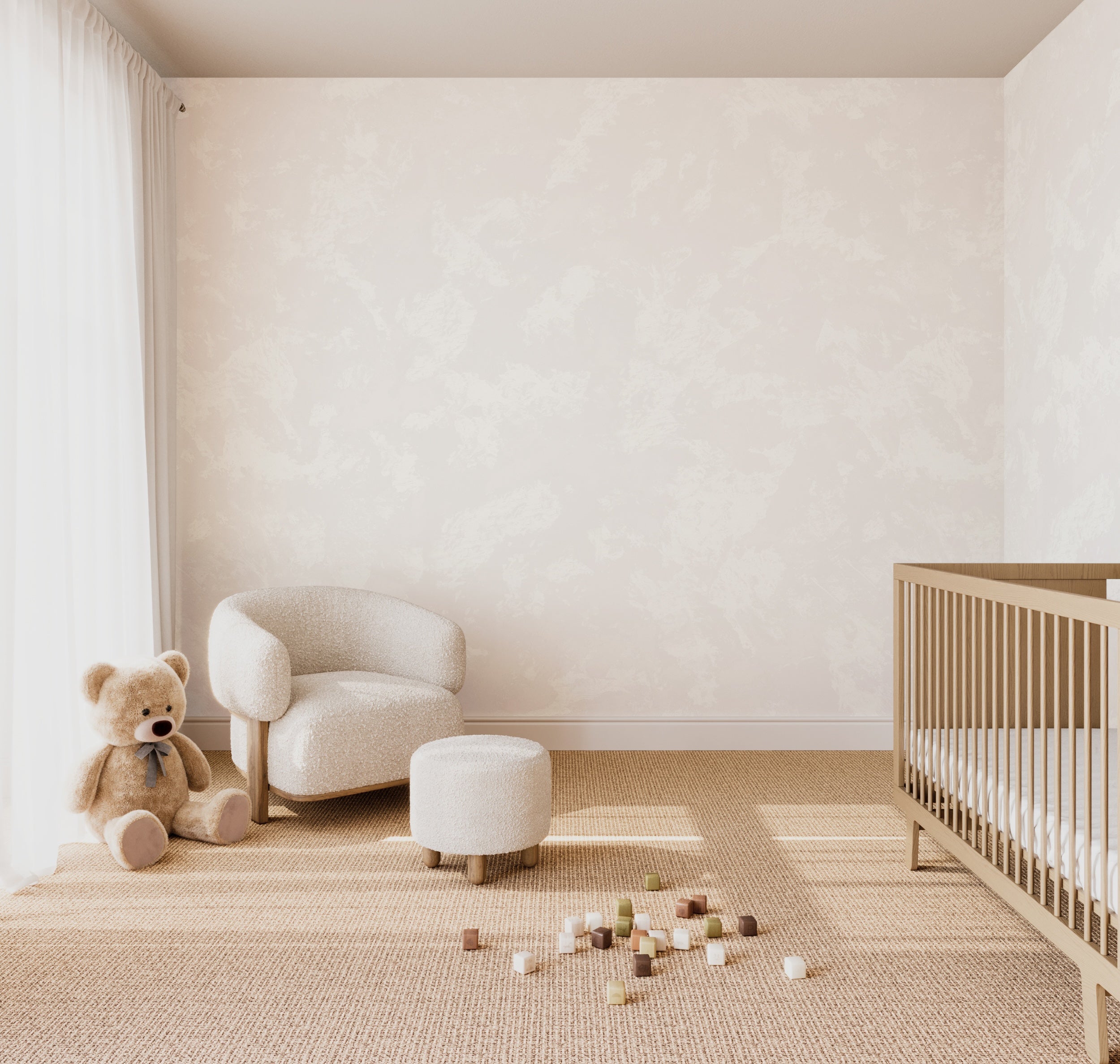 Venetian© Mural Wallpaper in Snow