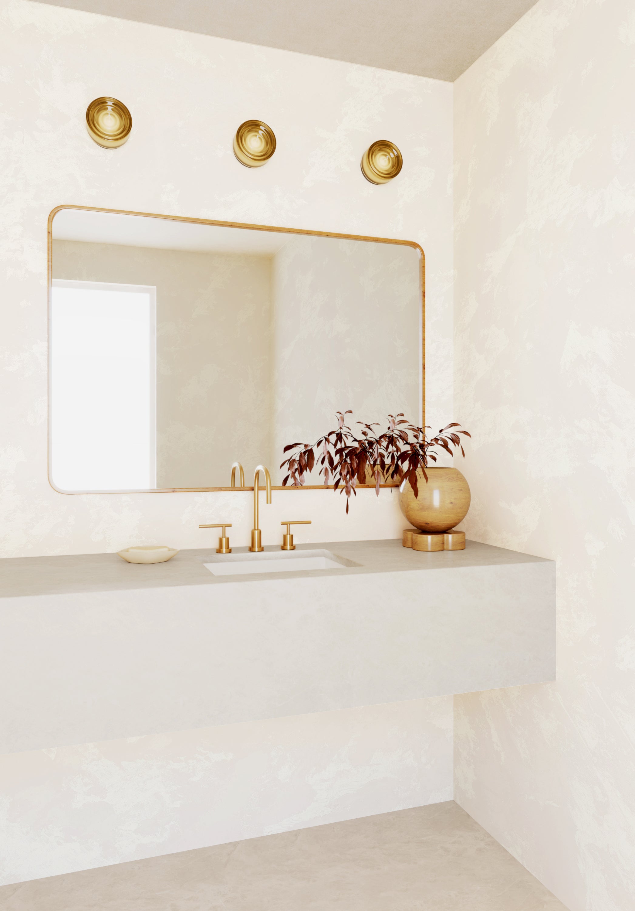 Venetian© Mural Wallpaper in Snow