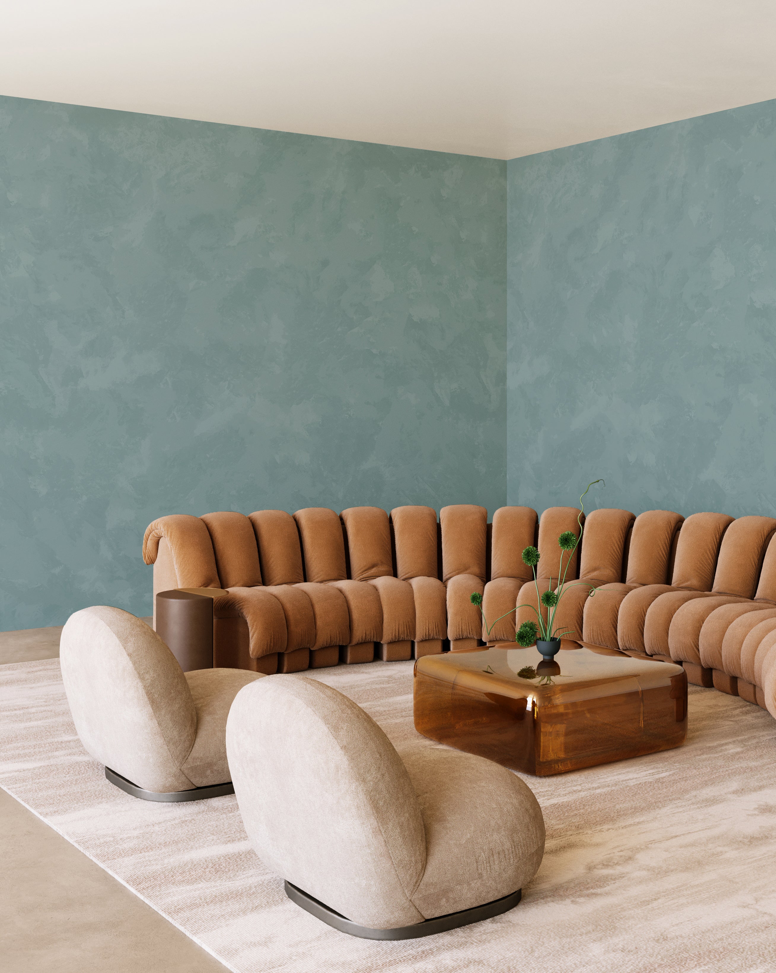 Venetian© Mural Wallpaper in Teal