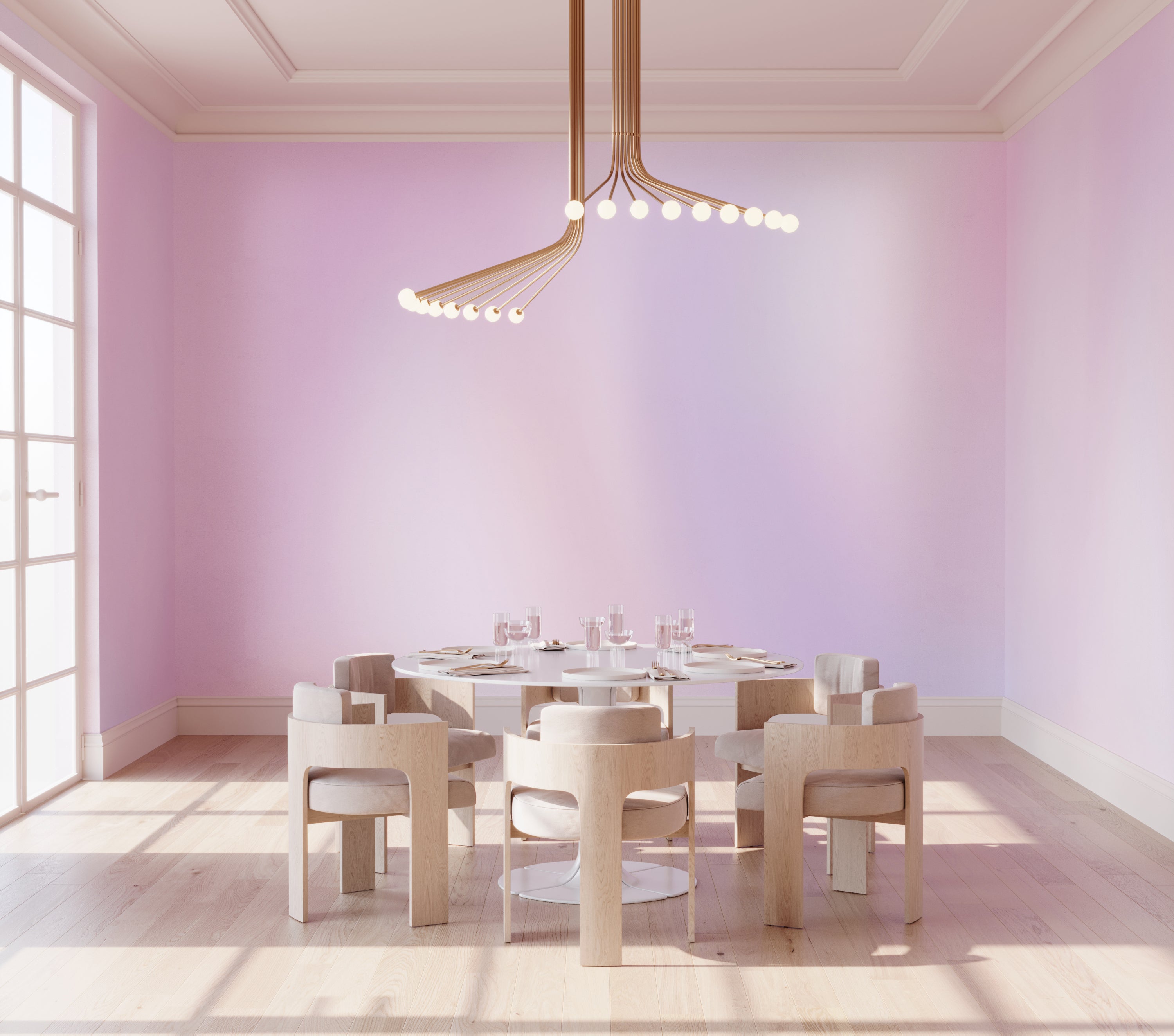 Waterfall© Wallpaper in purple haze