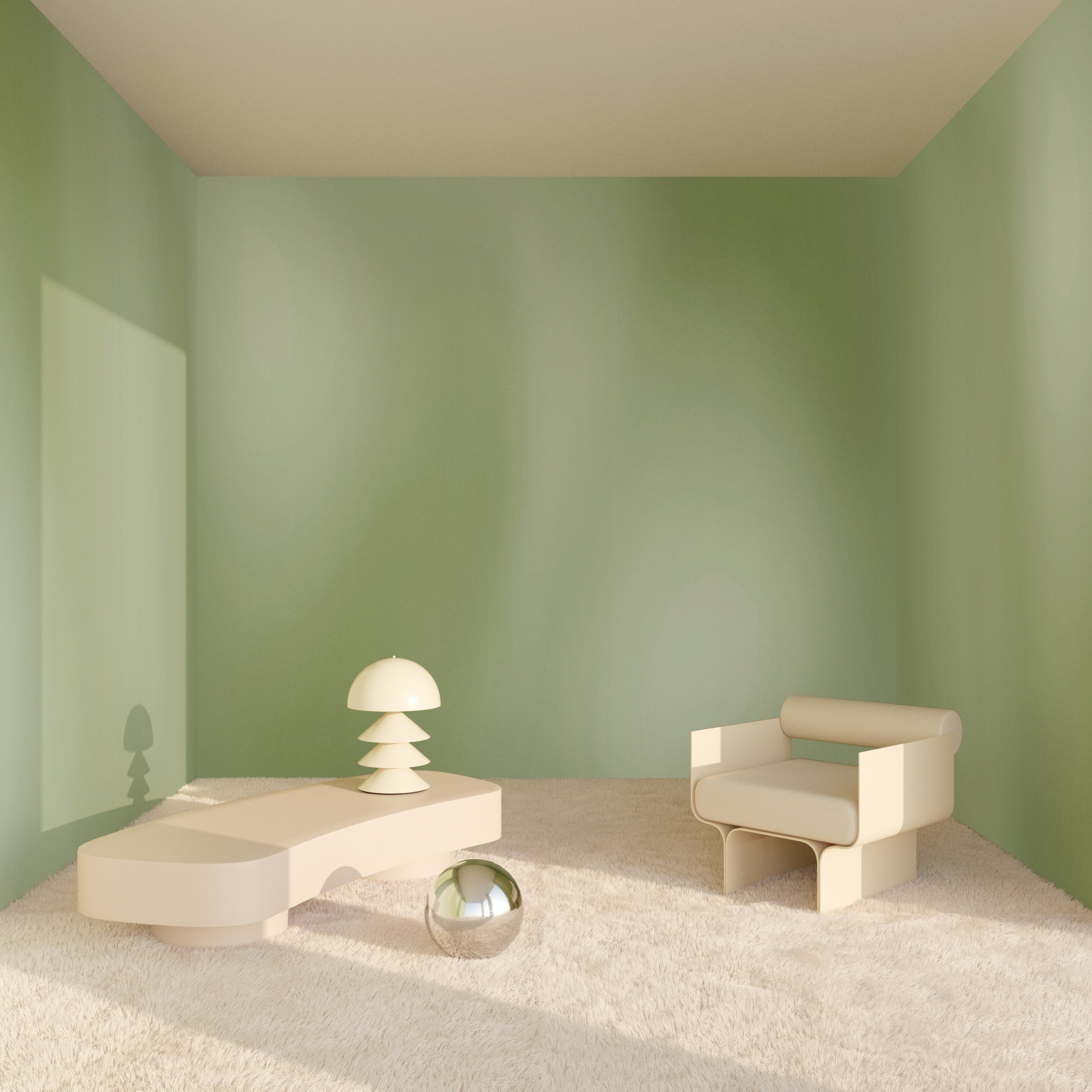 Waterfall© Wallpaper in succulent