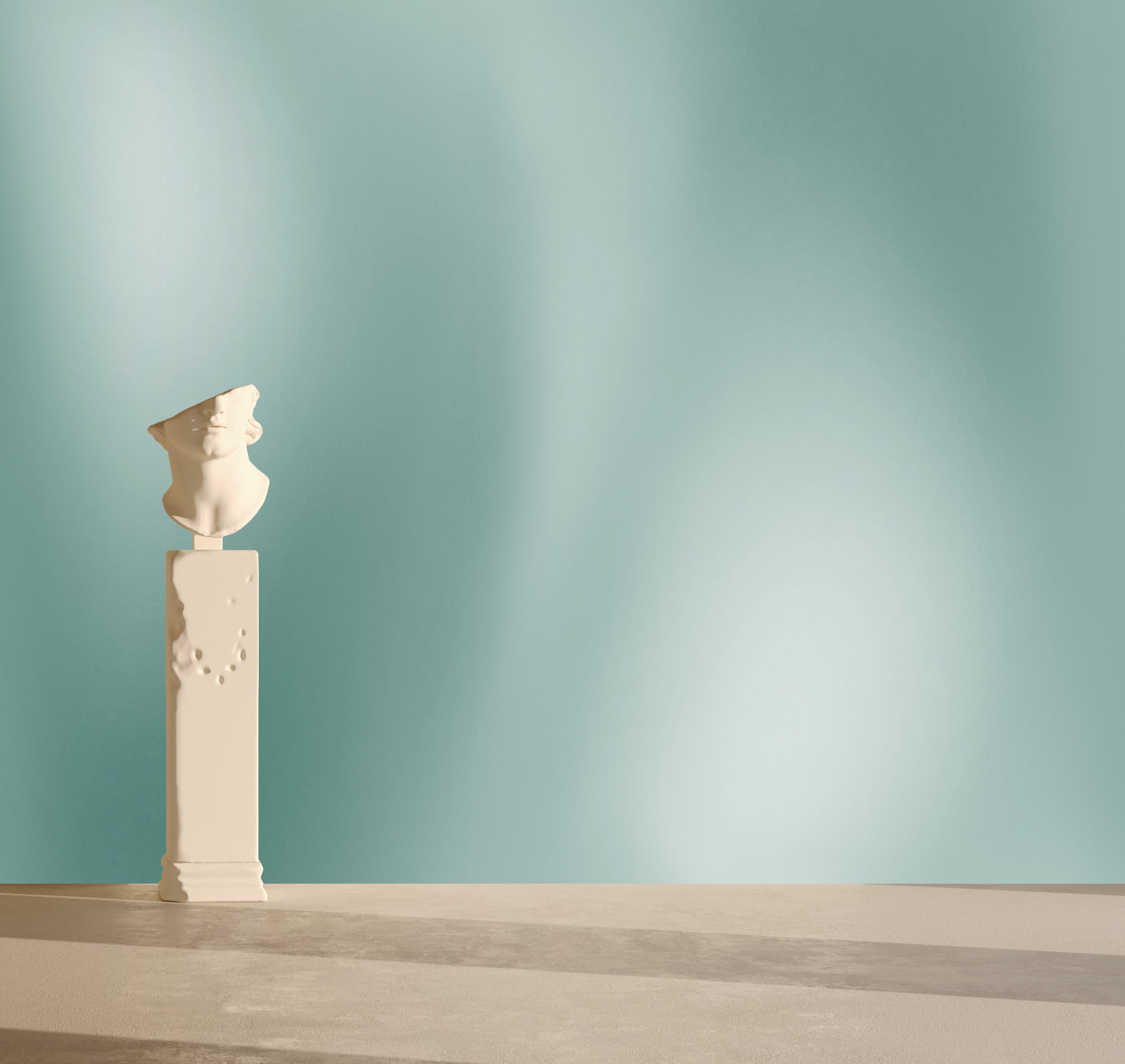 Waterfall© Wallpaper in teal