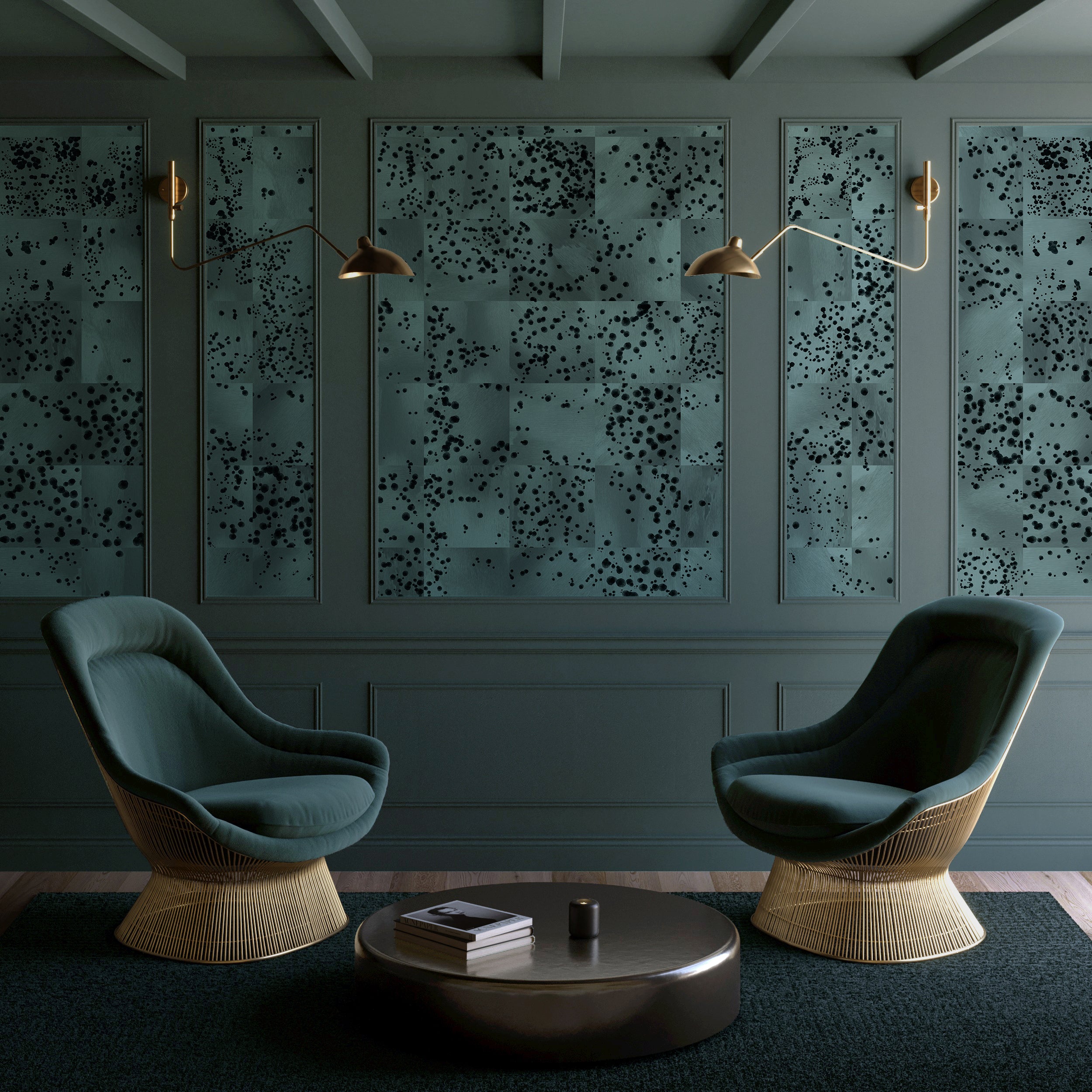 Wild Tile© Wallpaper in Mermaid