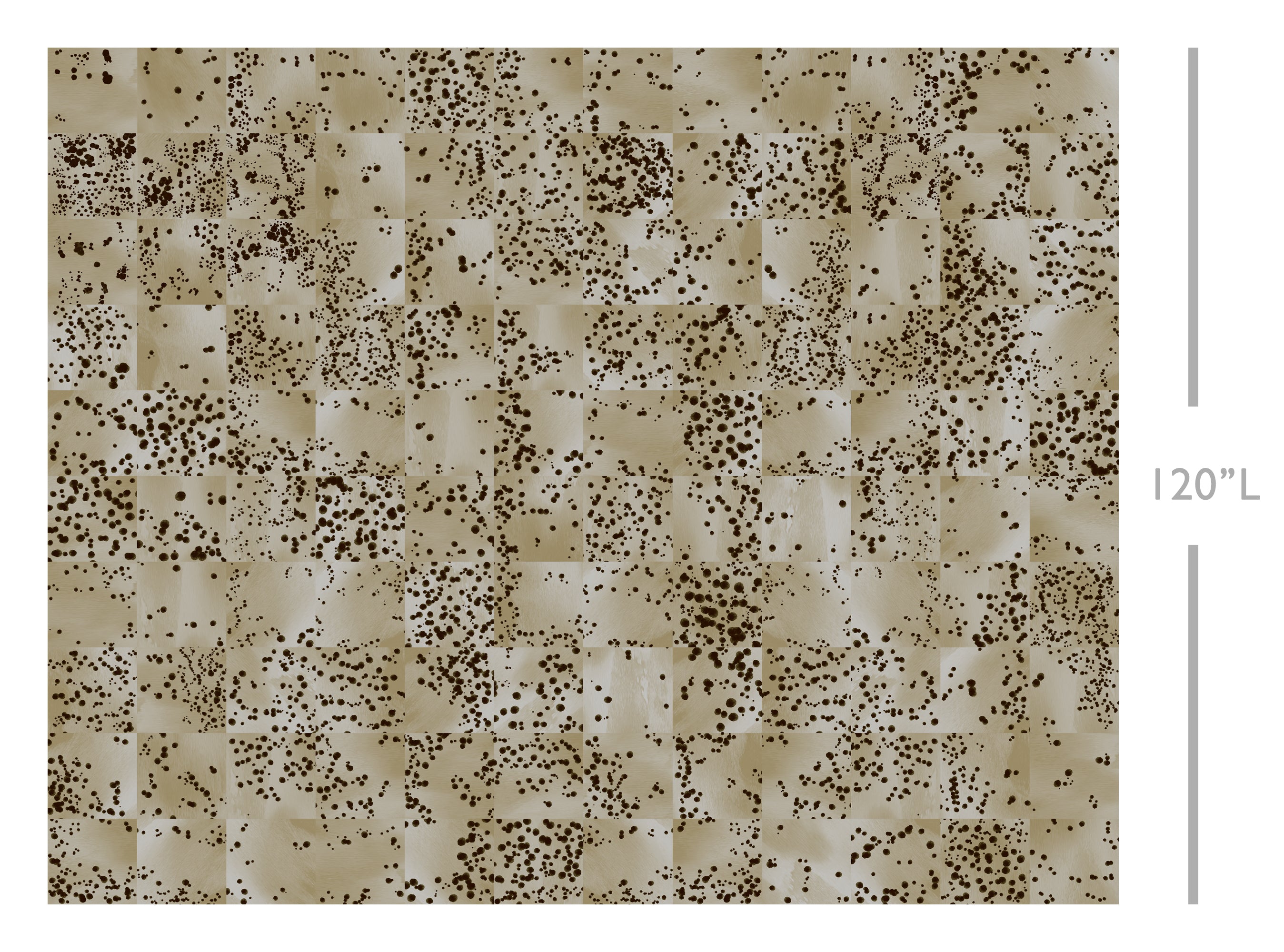 Wild Tile© Wallpaper in Moss