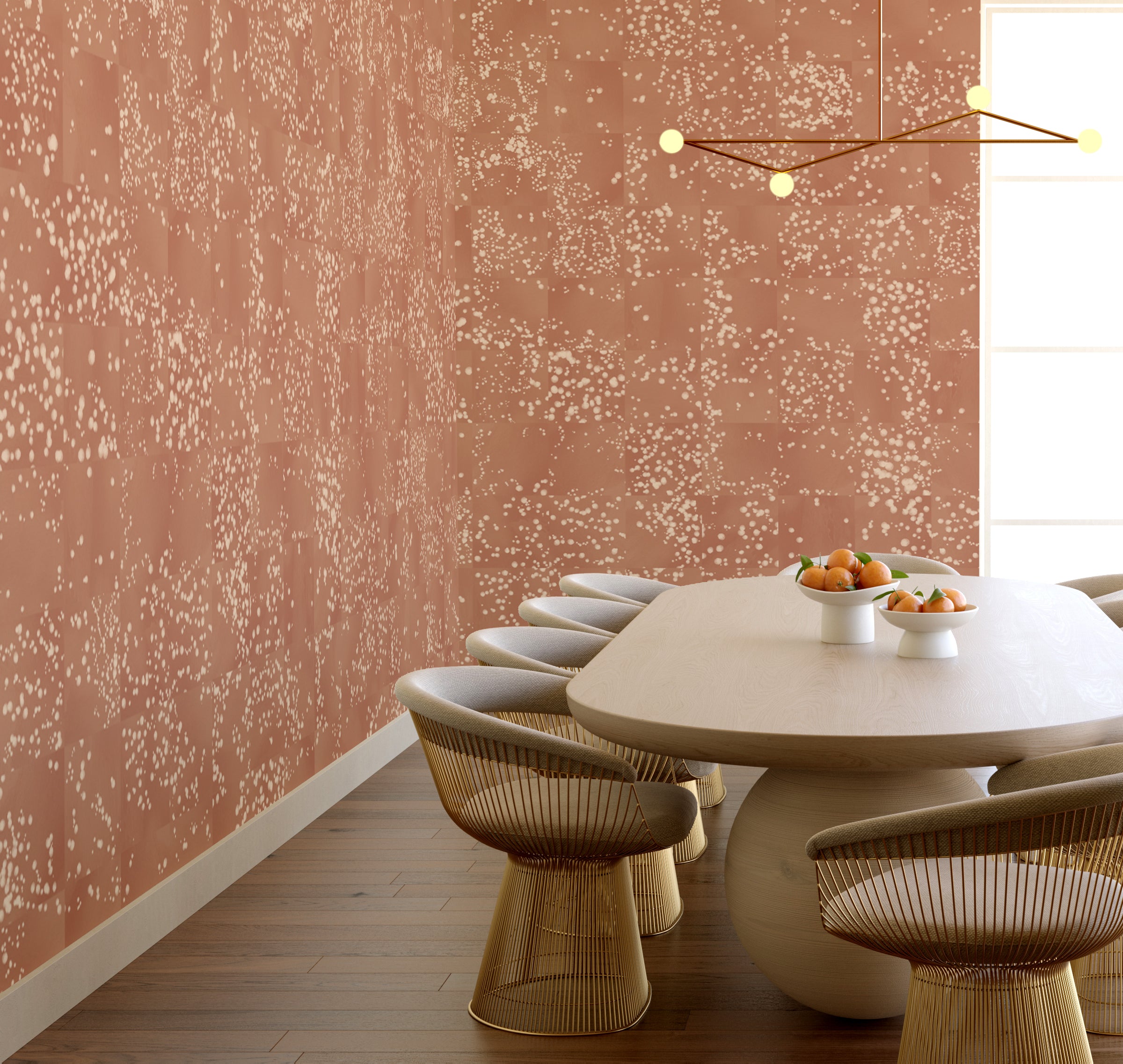 Wild Tile© Wallpaper in Terracotta