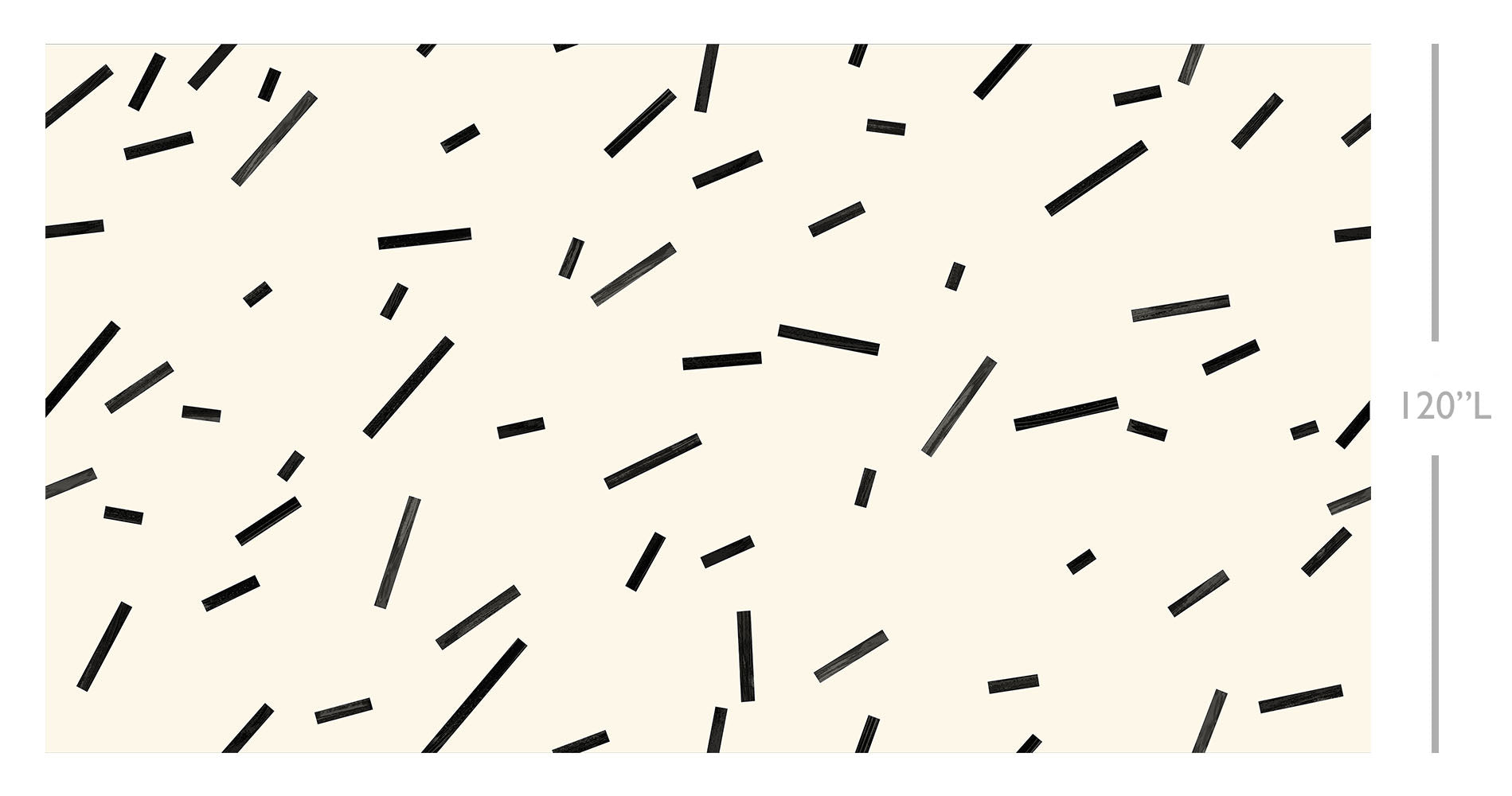 Ziti© Mural Wallpaper in Black + Cremé