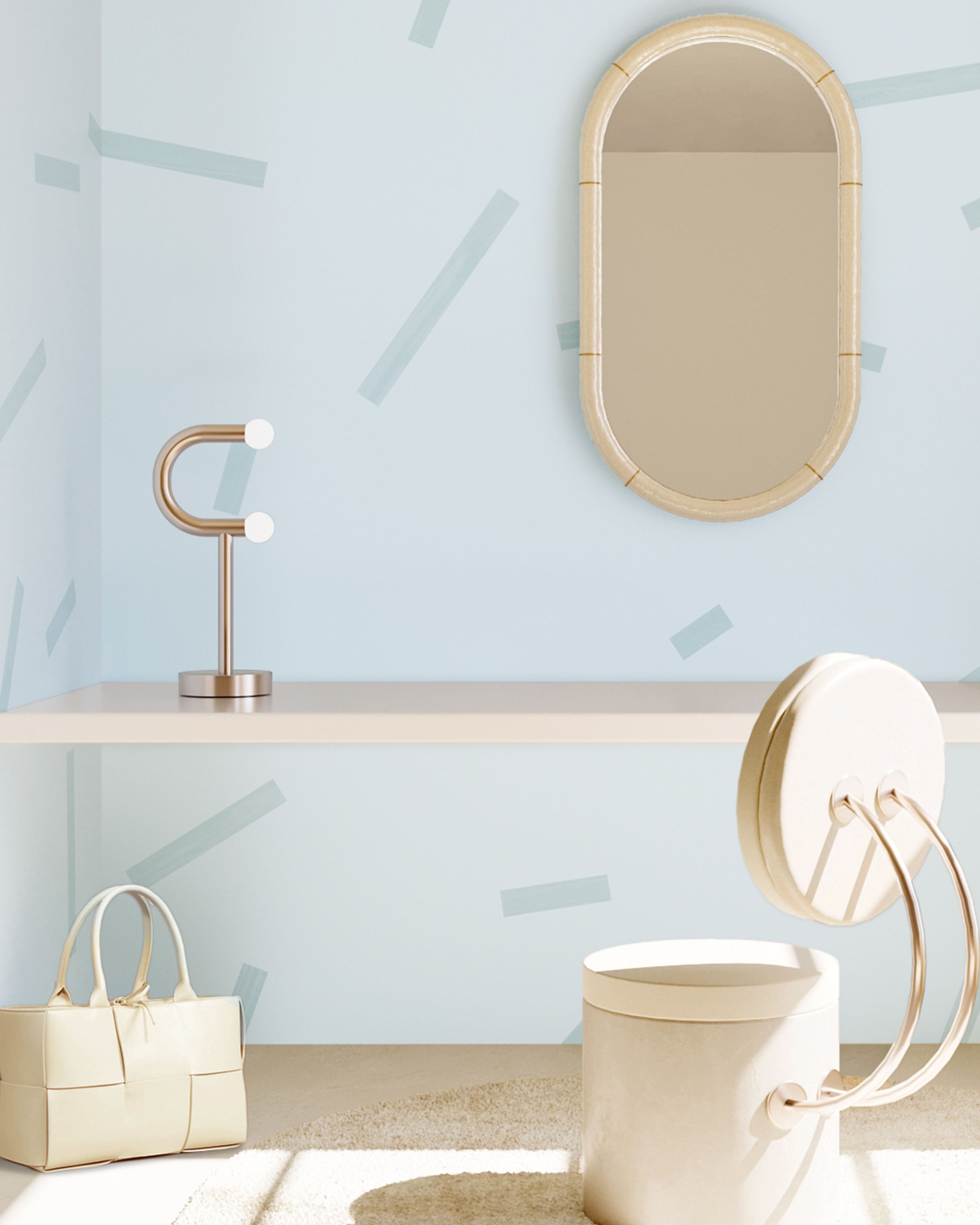 Ziti© Mural Wallpaper in Blue