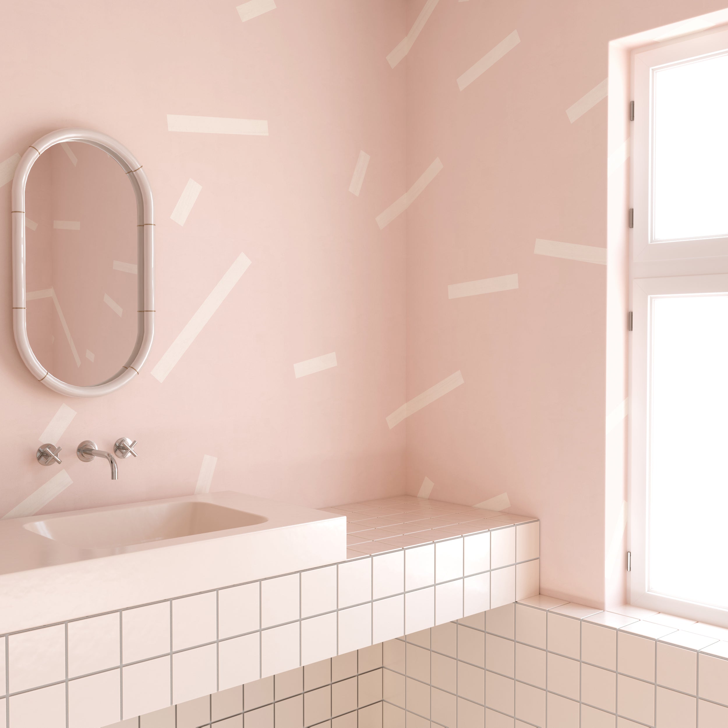 Ziti© Mural Wallpaper in Pink