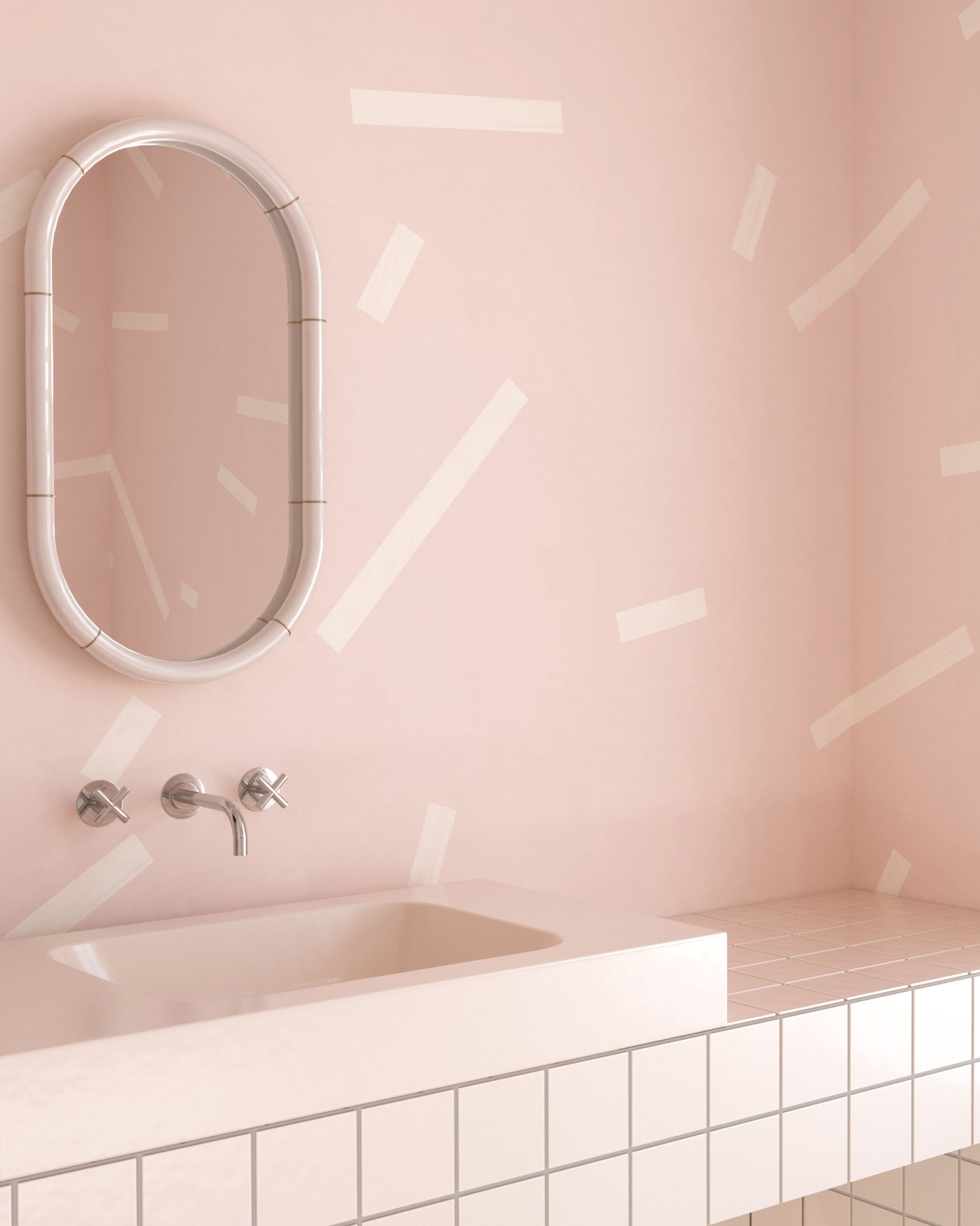 Ziti© Mural Wallpaper in Pink