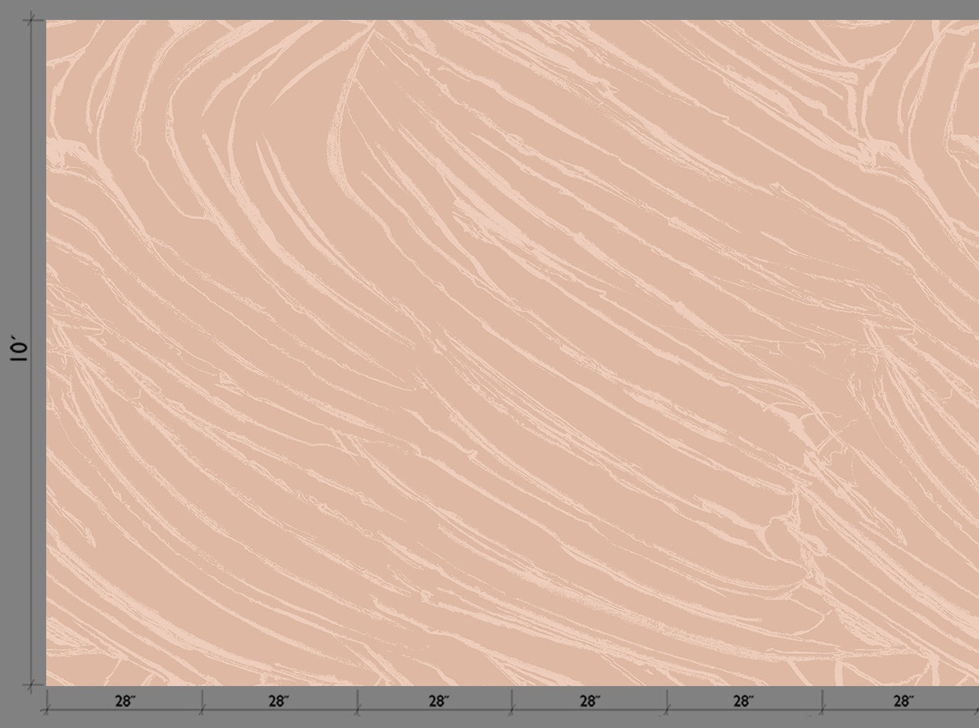 Dune© Mural Wallpaper in Clay