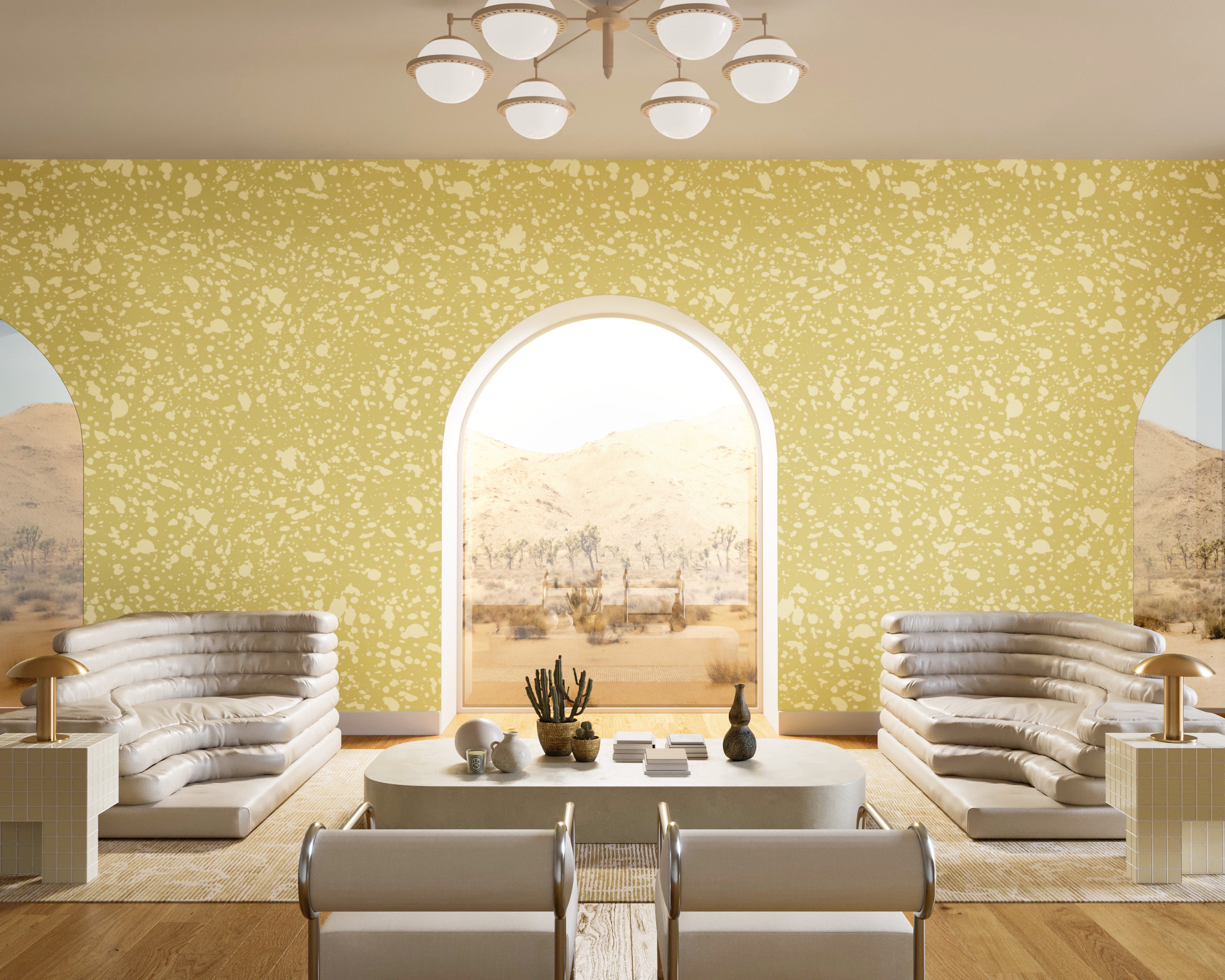 Appaloosa© Mural Wallpaper in Daffodil
