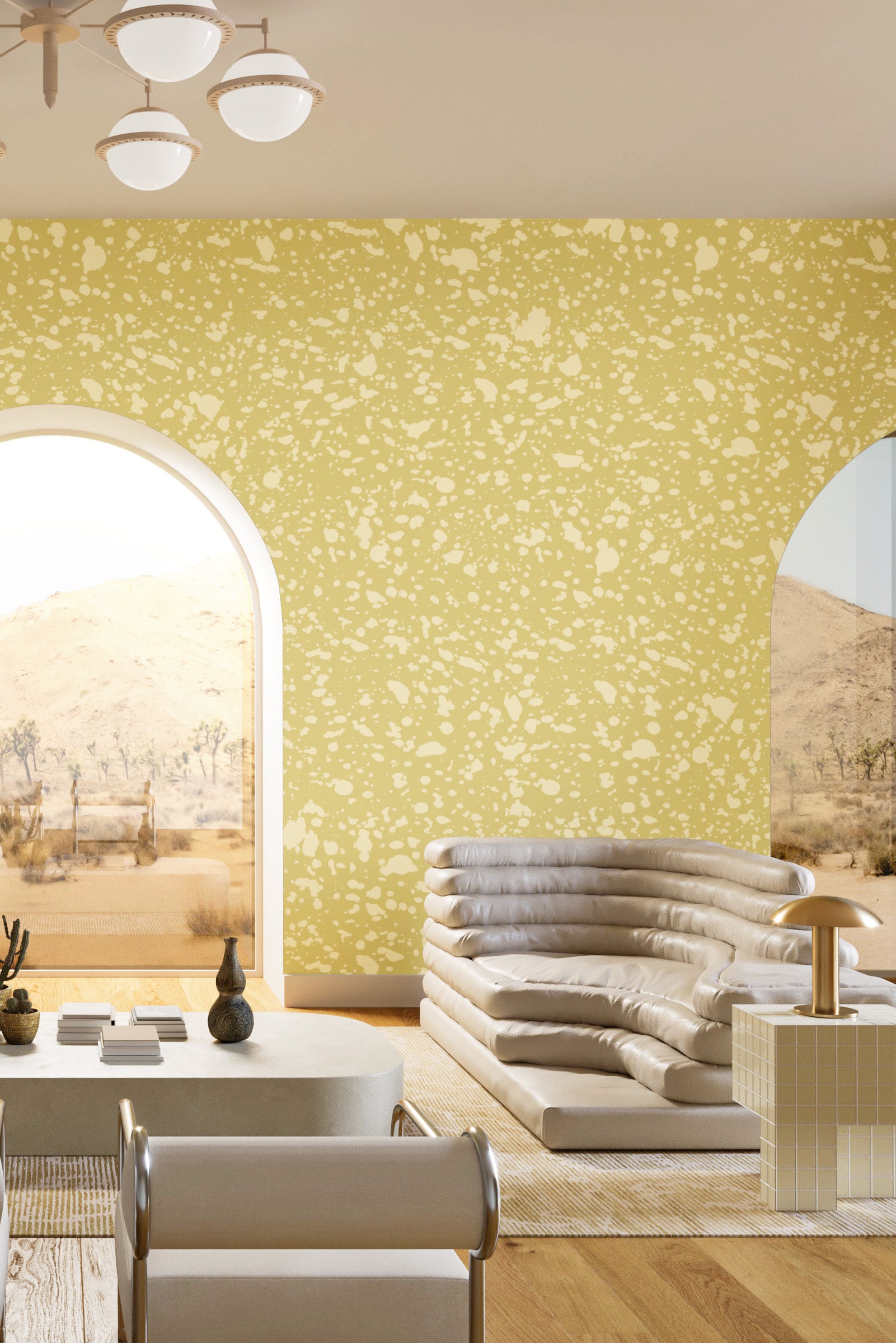 Appaloosa© Mural Wallpaper in Daffodil