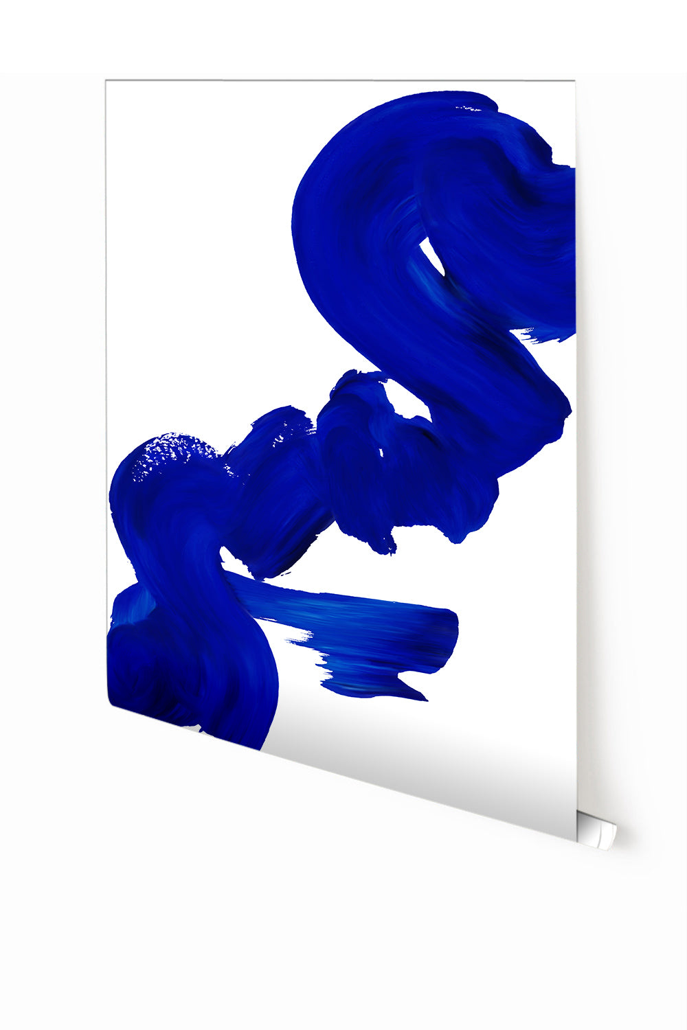 Abstract Art© Mural Wallpaper in Cobalt