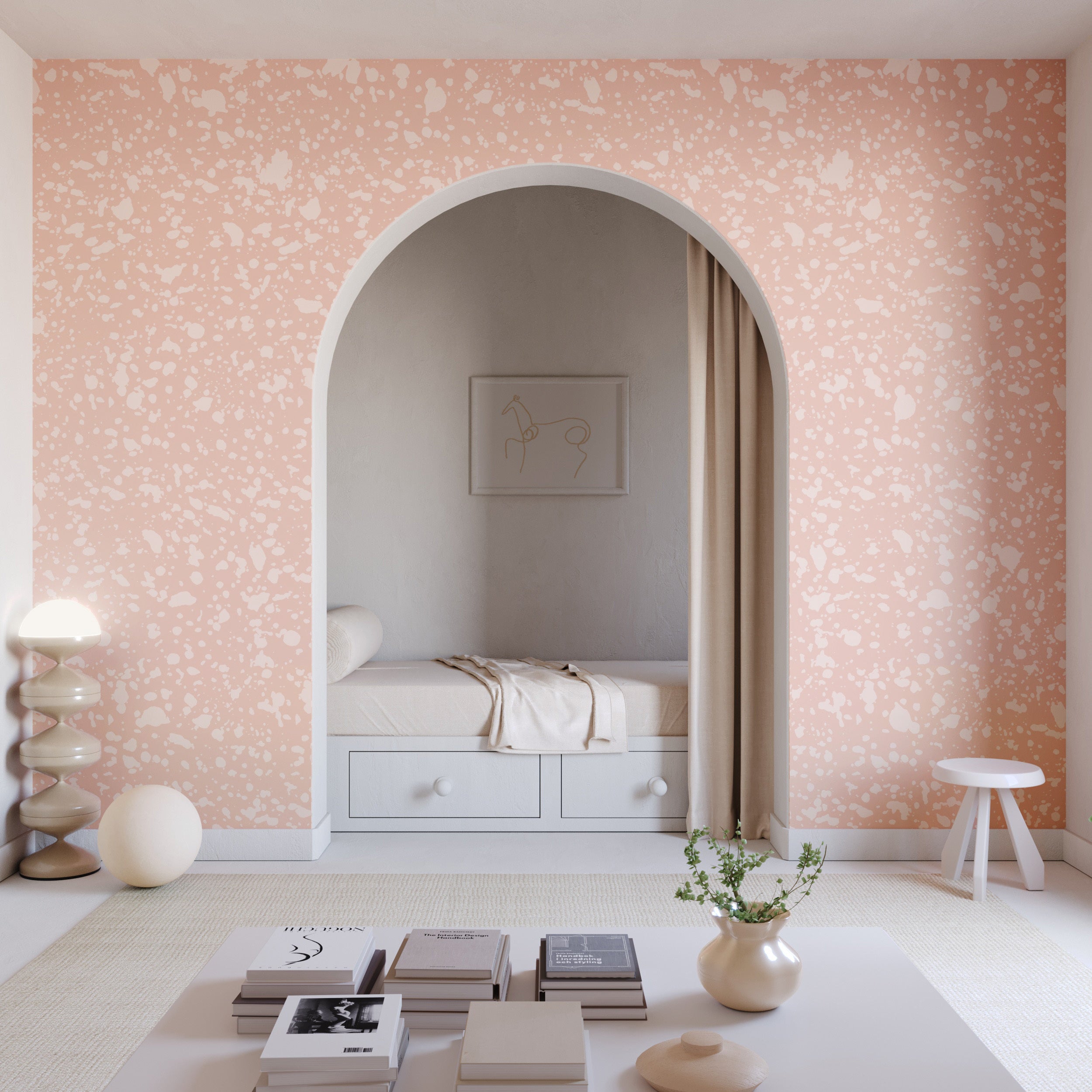 Appaloosa© Mural Wallpaper in Azalea