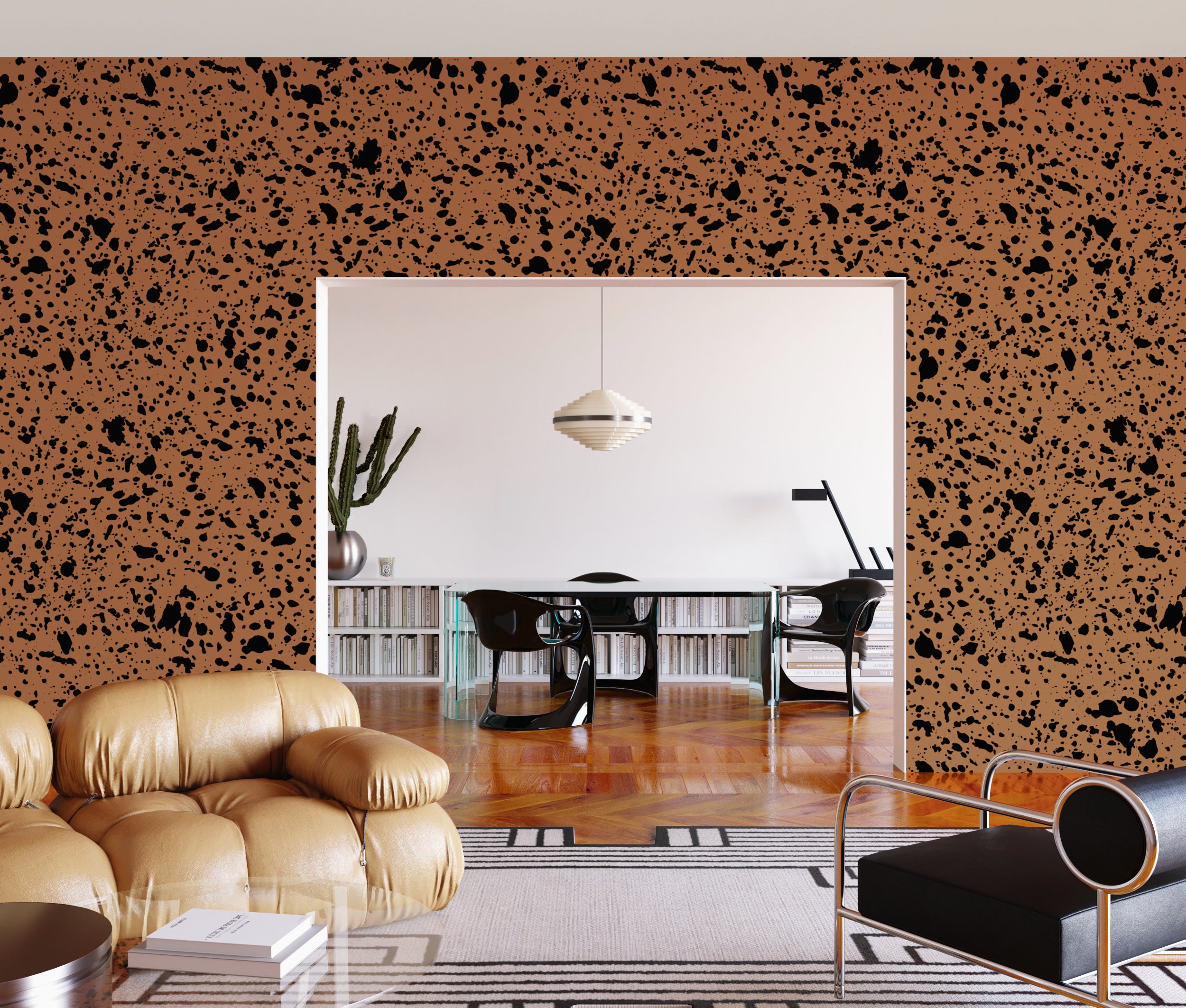 Appaloosa© Mural Wallpaper in Chestnut
