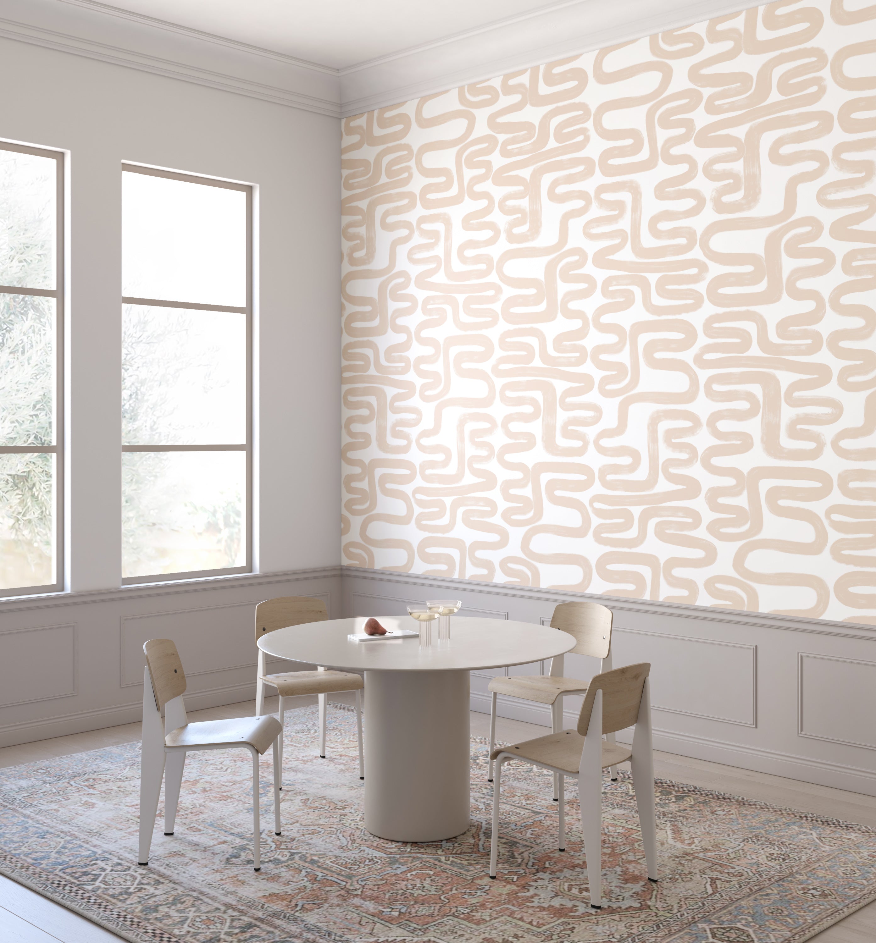 Azteca© Wallpaper in Pink