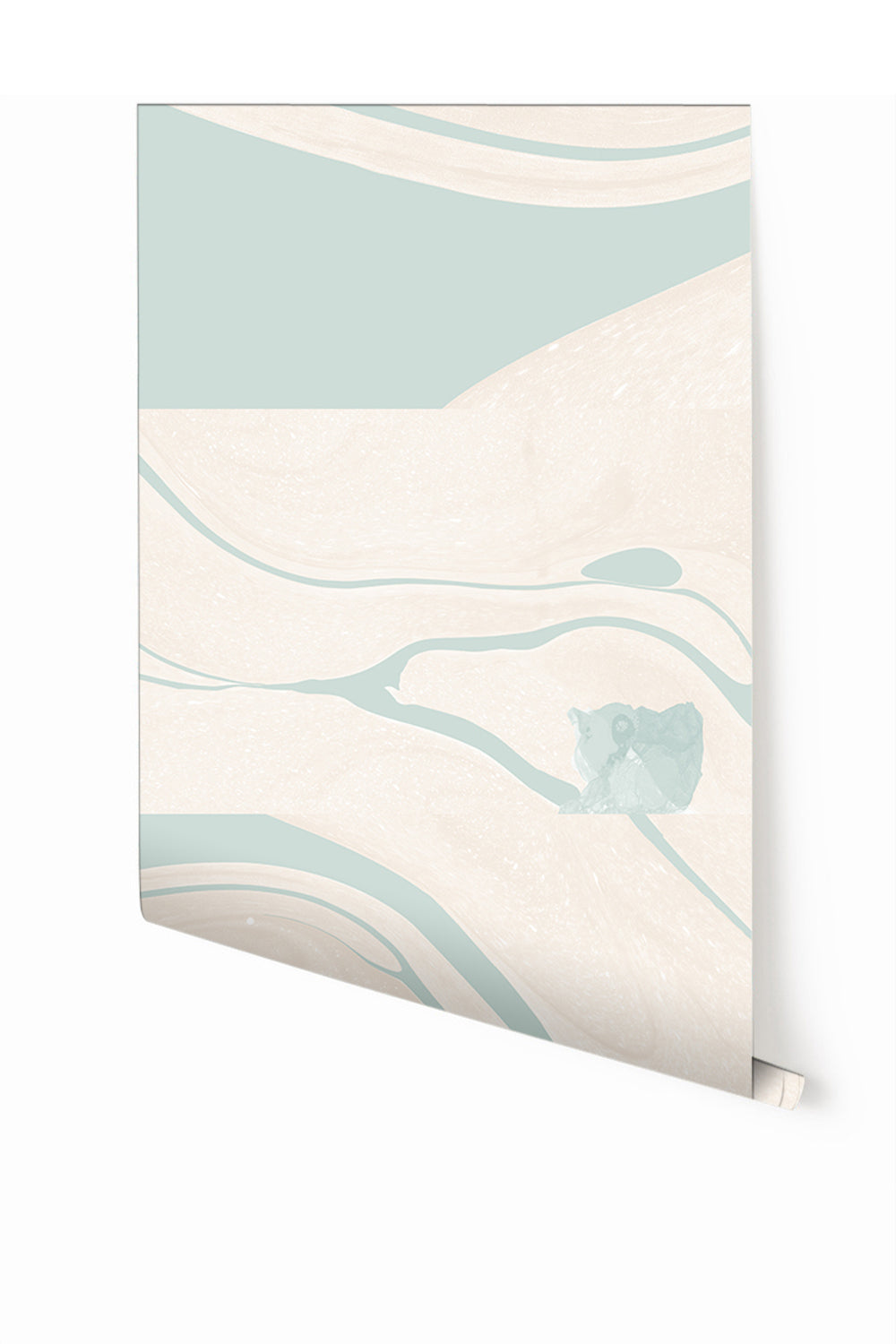 Magma© Wallpaper in Bleu