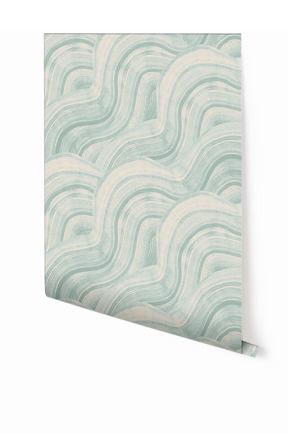 Sediment #2© Wallpaper in Sailor Blue