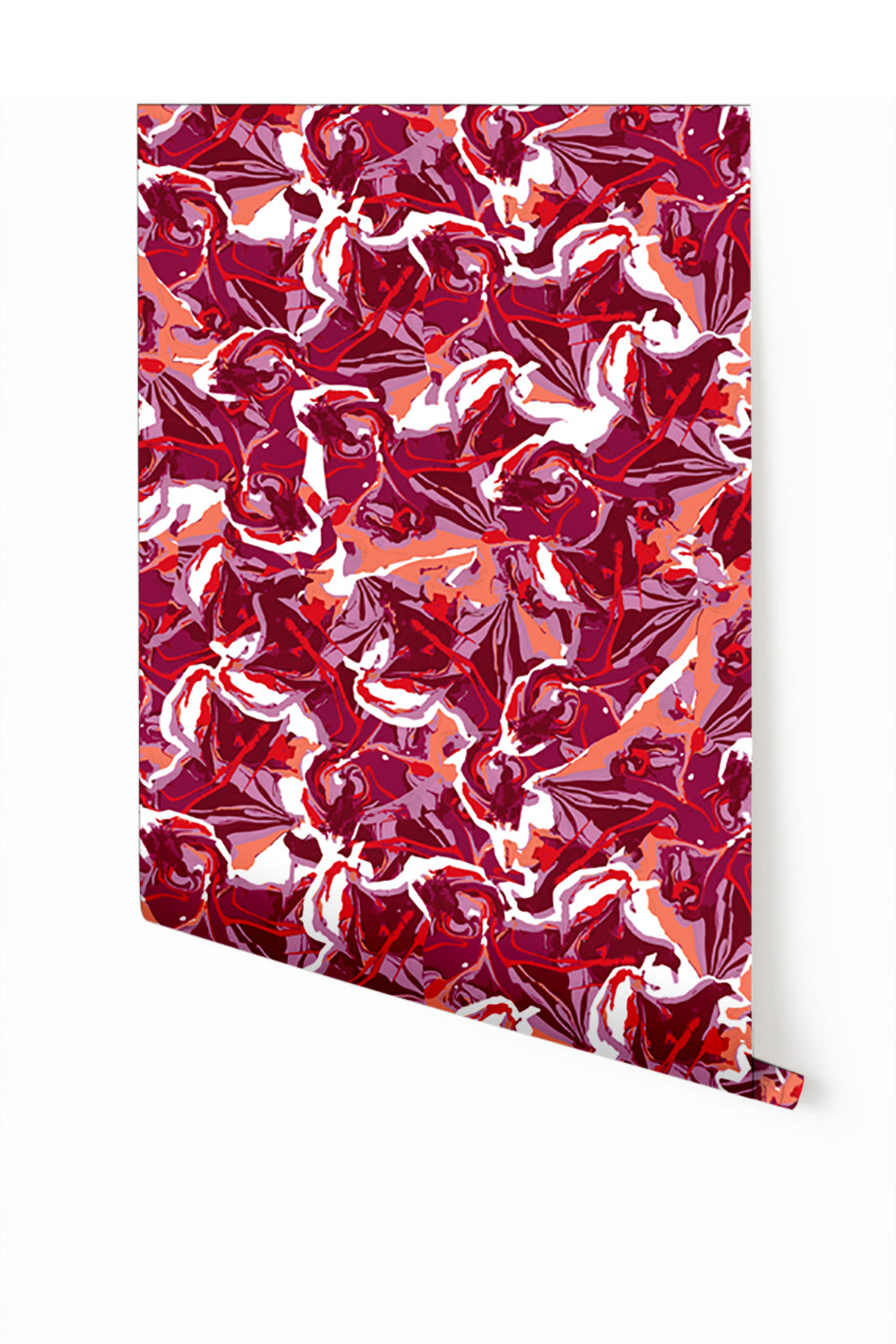 Iris© Wallpaper in Berry