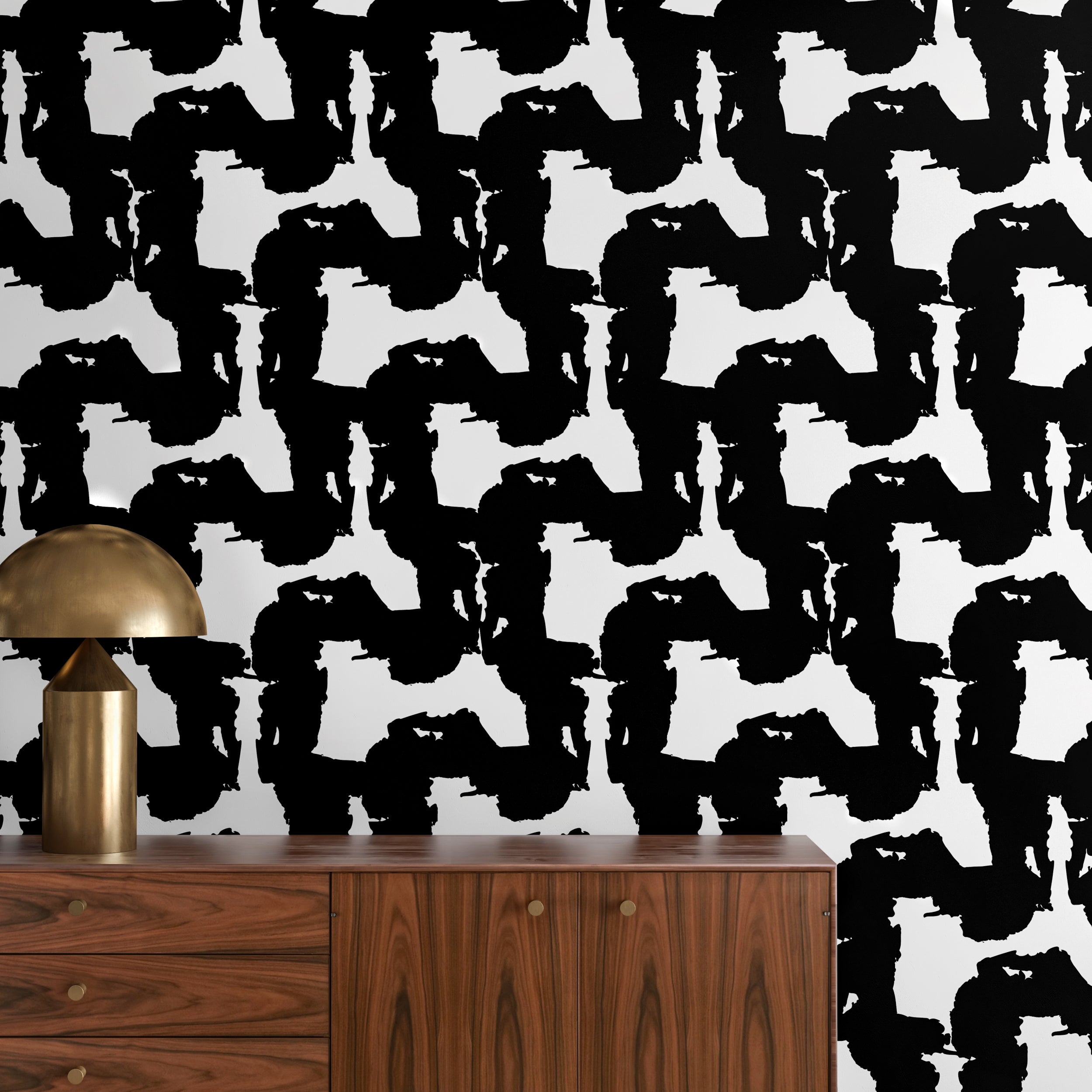 Bond Girl© Wallpaper in White