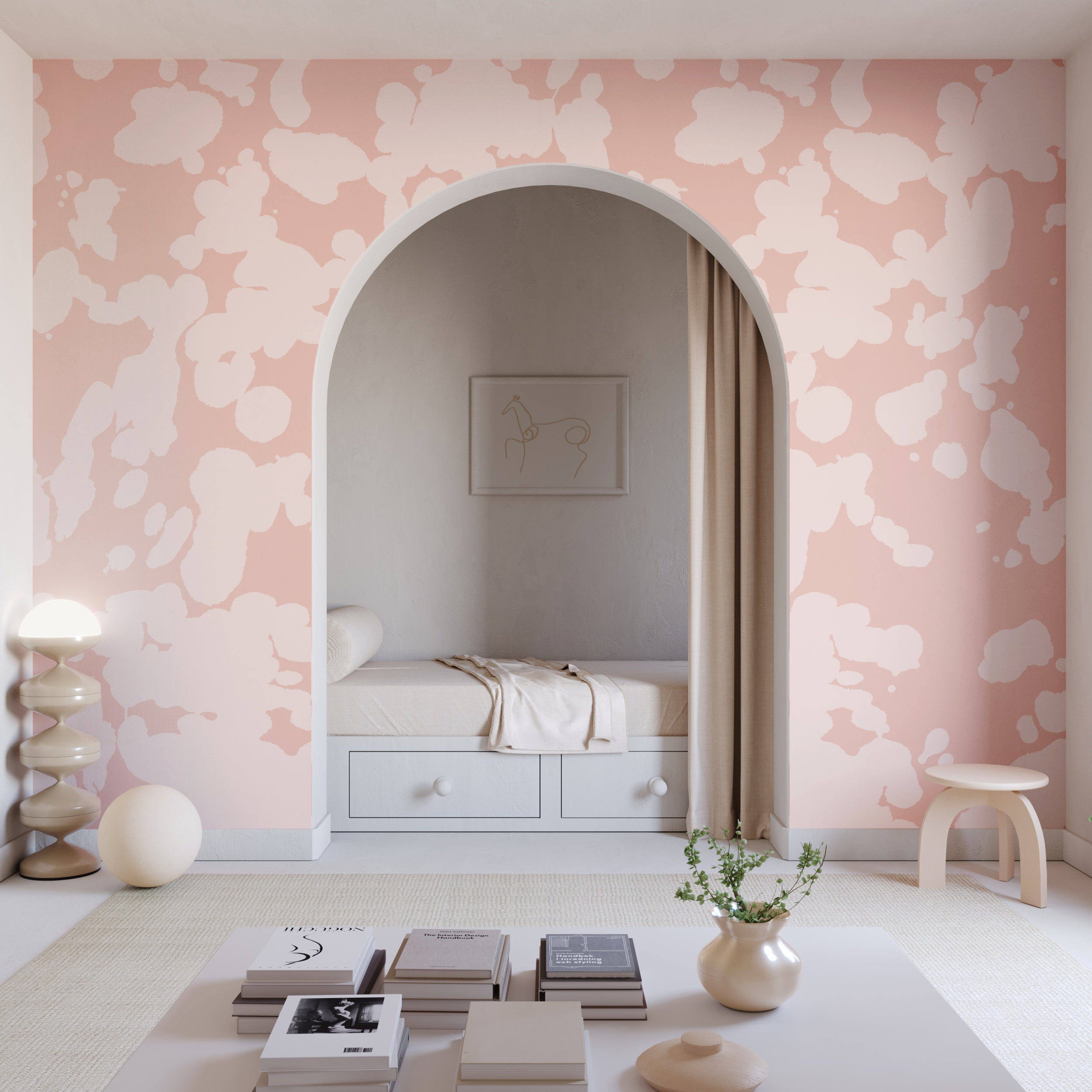 Bovine© Wallpaper in Azalea