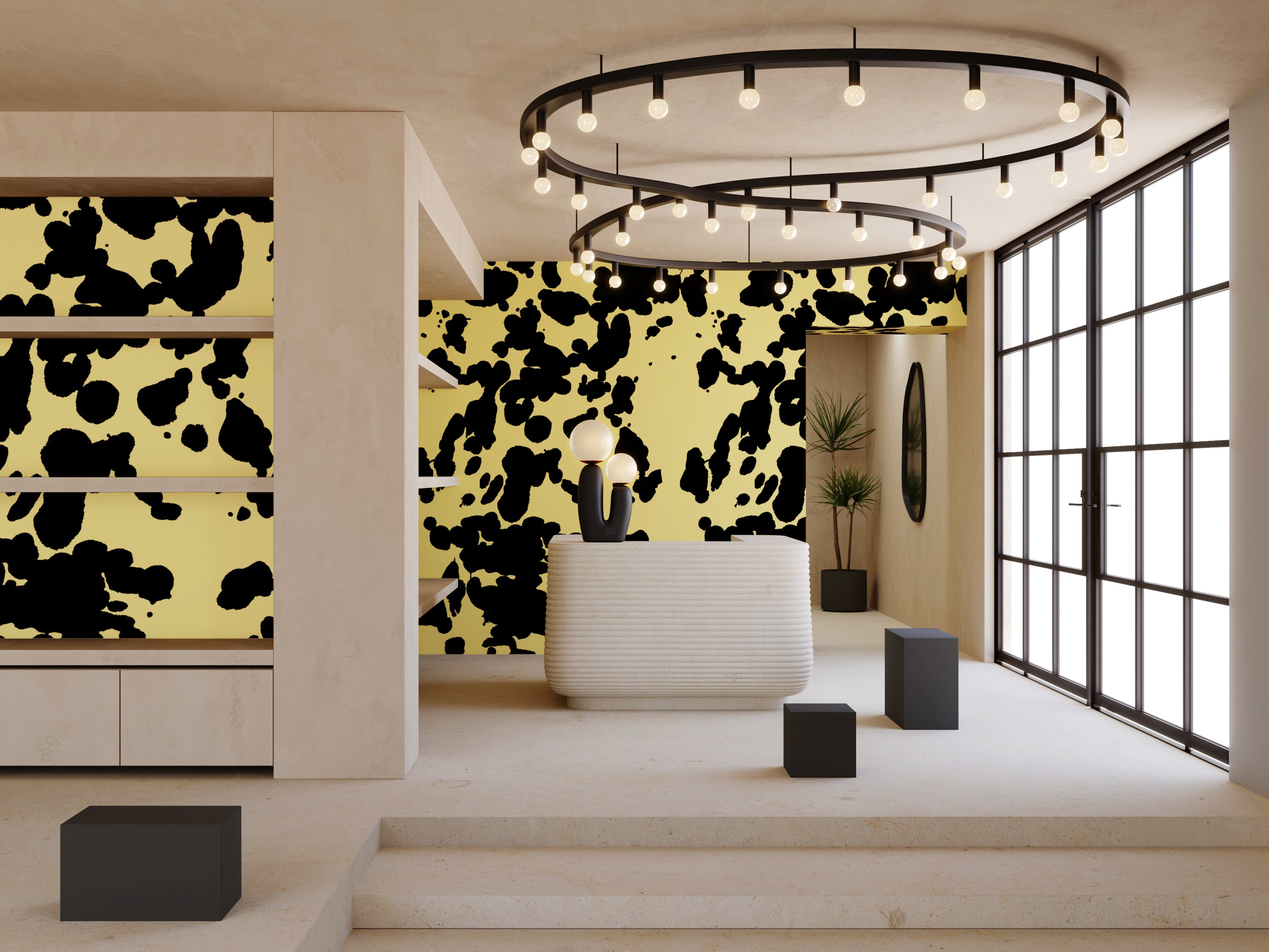 Bovine© Wallpaper in Gold Rush