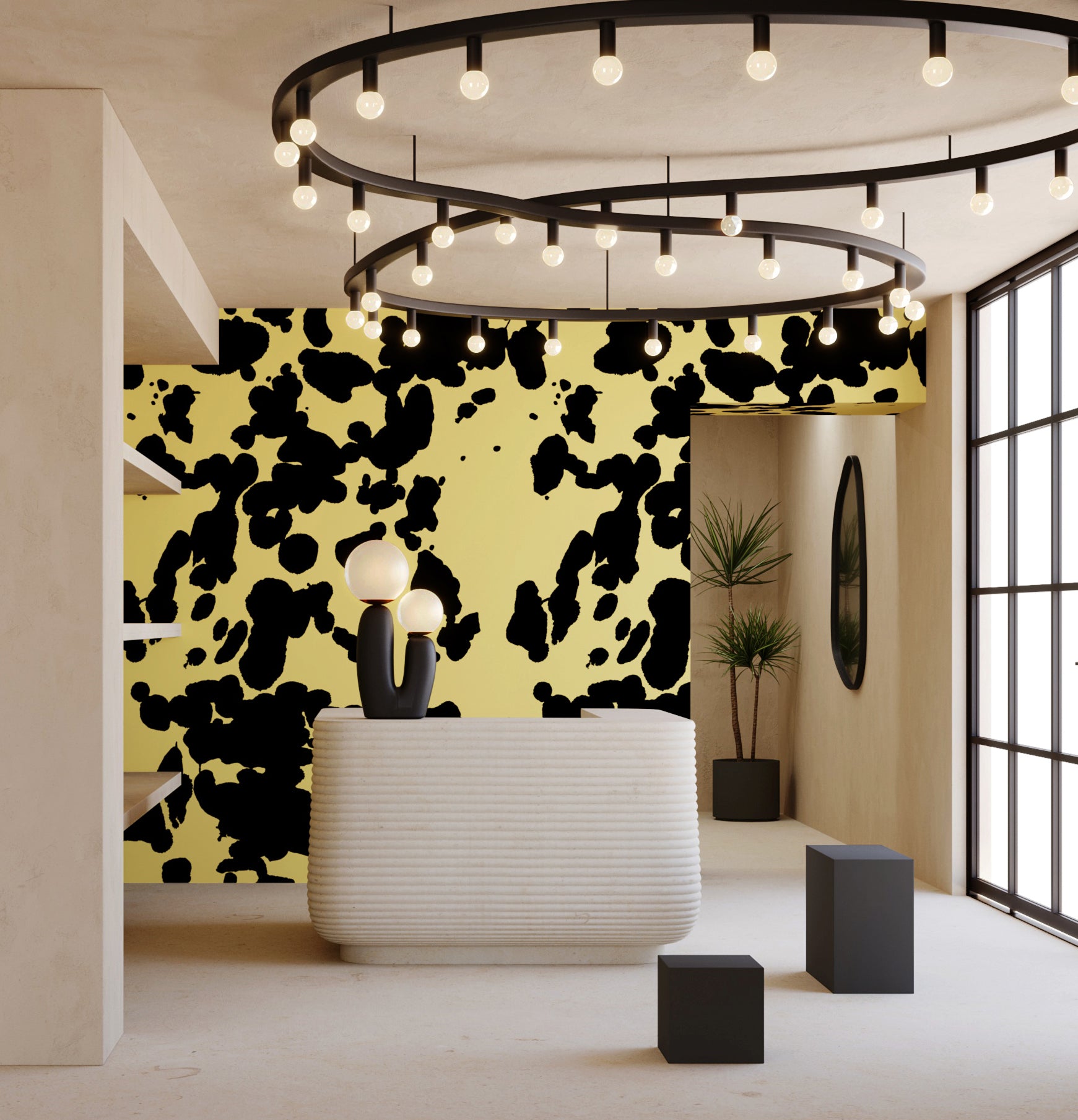 Bovine© Wallpaper in Gold Rush