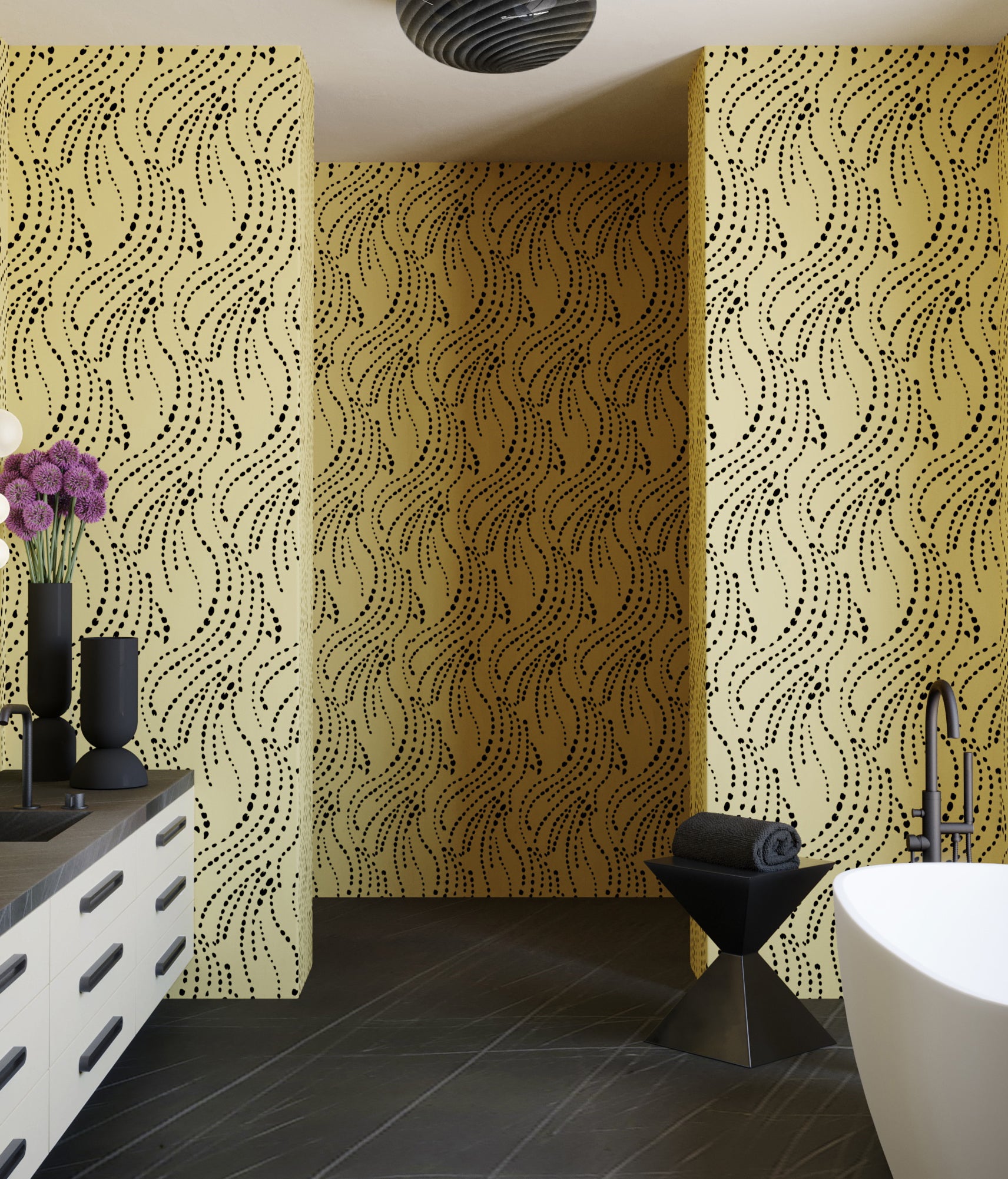 Branding Iron© Wallpaper in Gold Rush