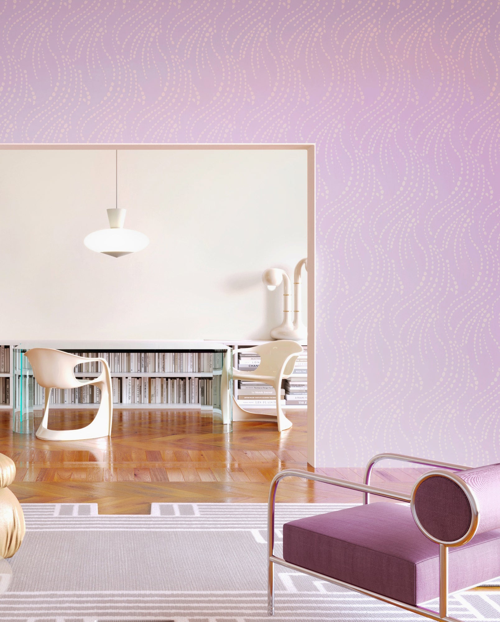 Branding Iron© Wallpaper in Lilac