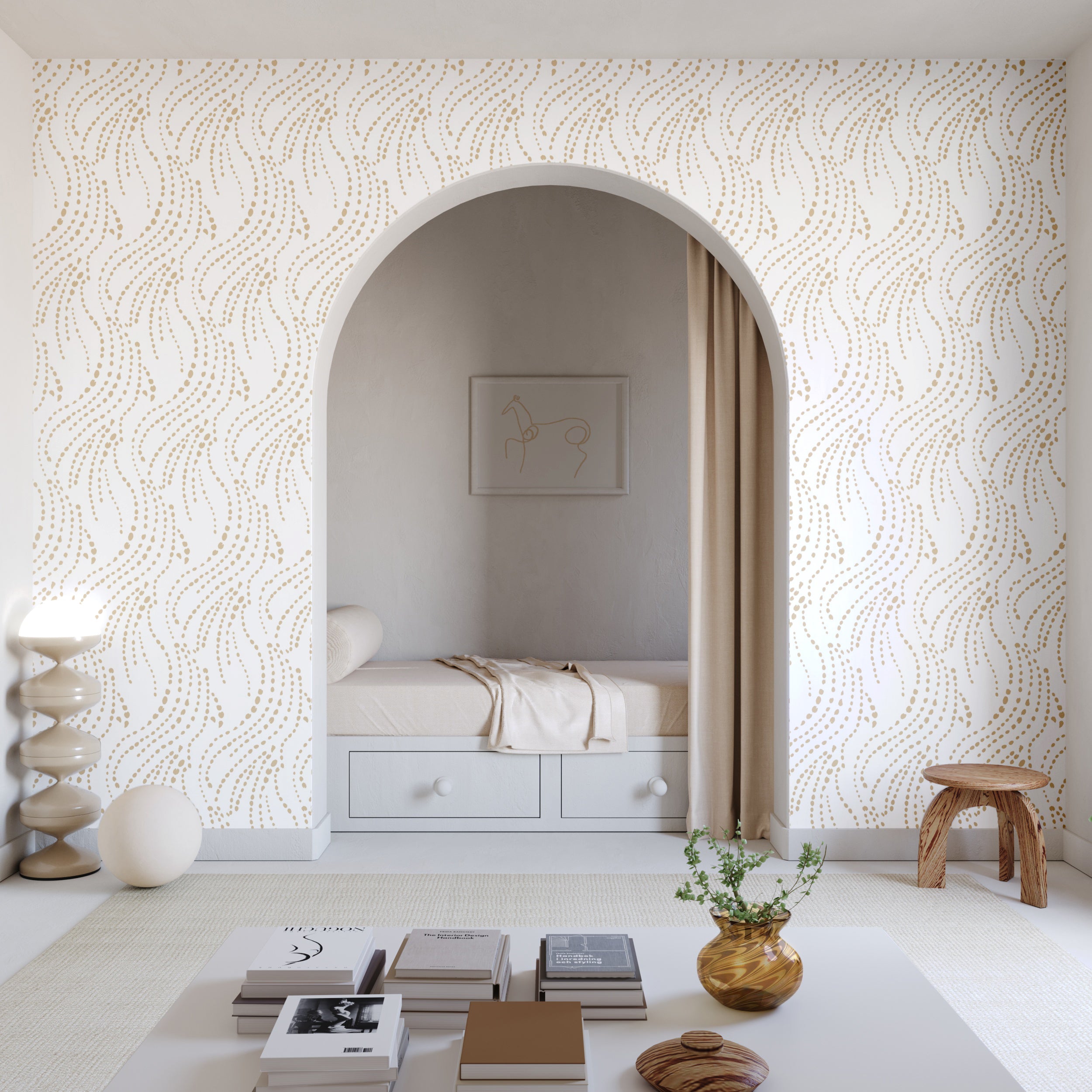 Branding Iron© Wallpaper in Sand