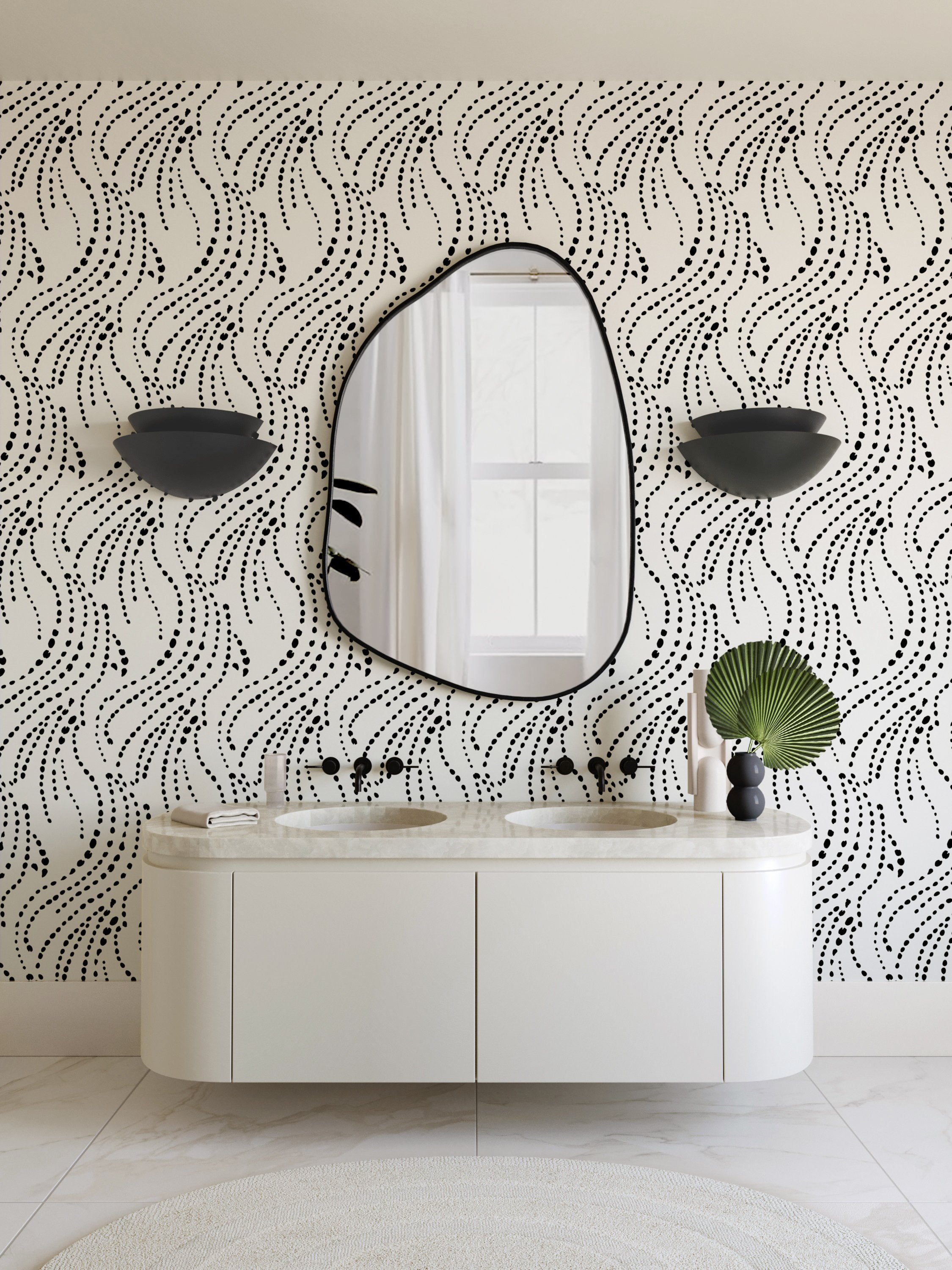 Branding Iron© Wallpaper in Alabaster