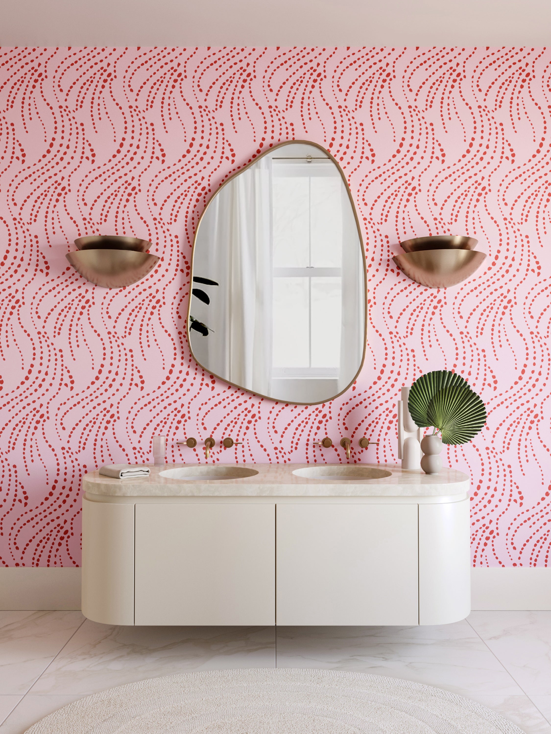 Branding Iron© Wallpaper in Hollyhock