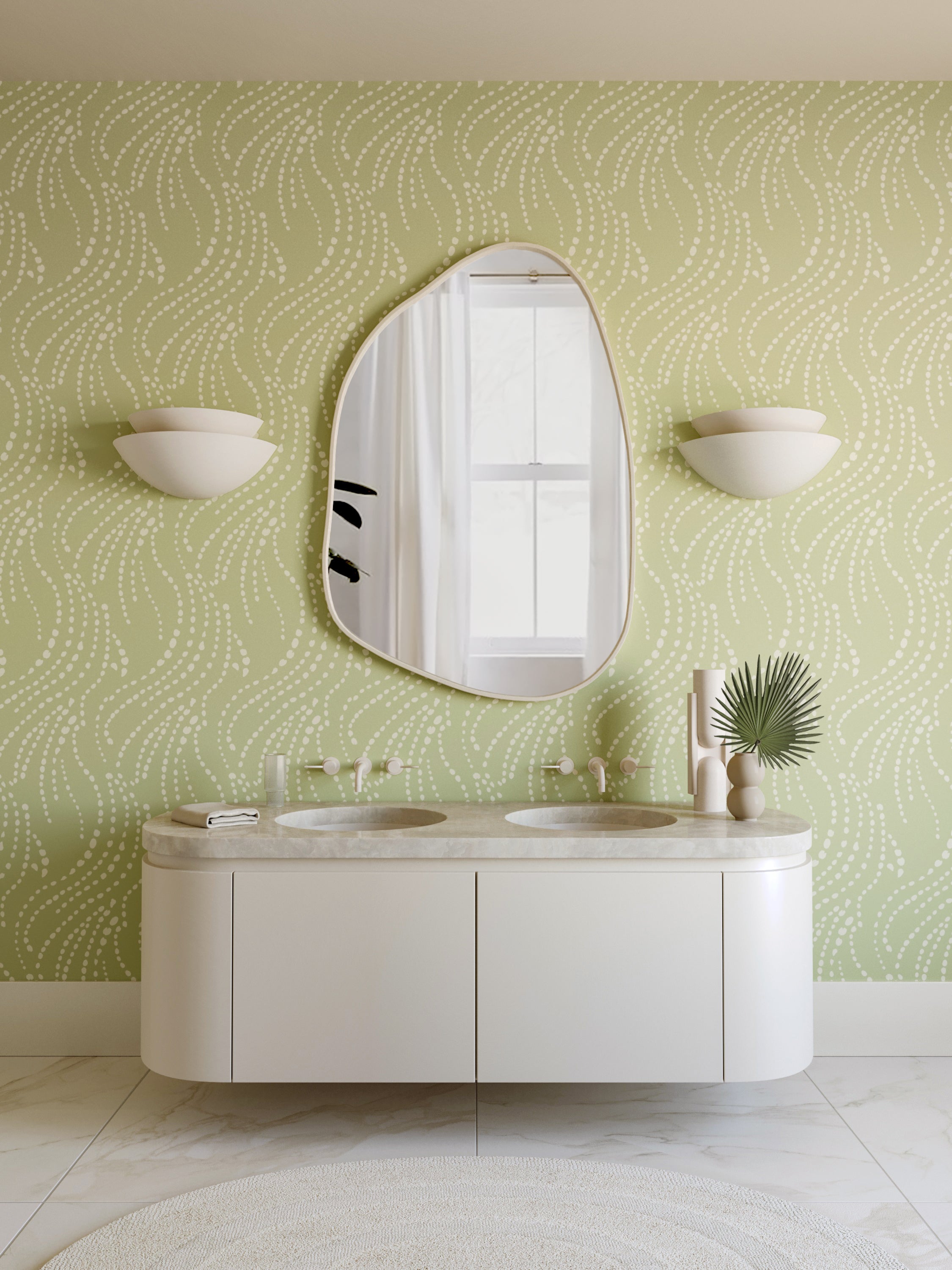 Branding Iron© Wallpaper in Stonecrop