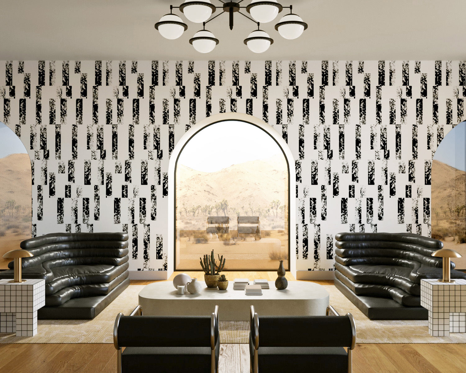 Corral© Wallpaper in Black + White