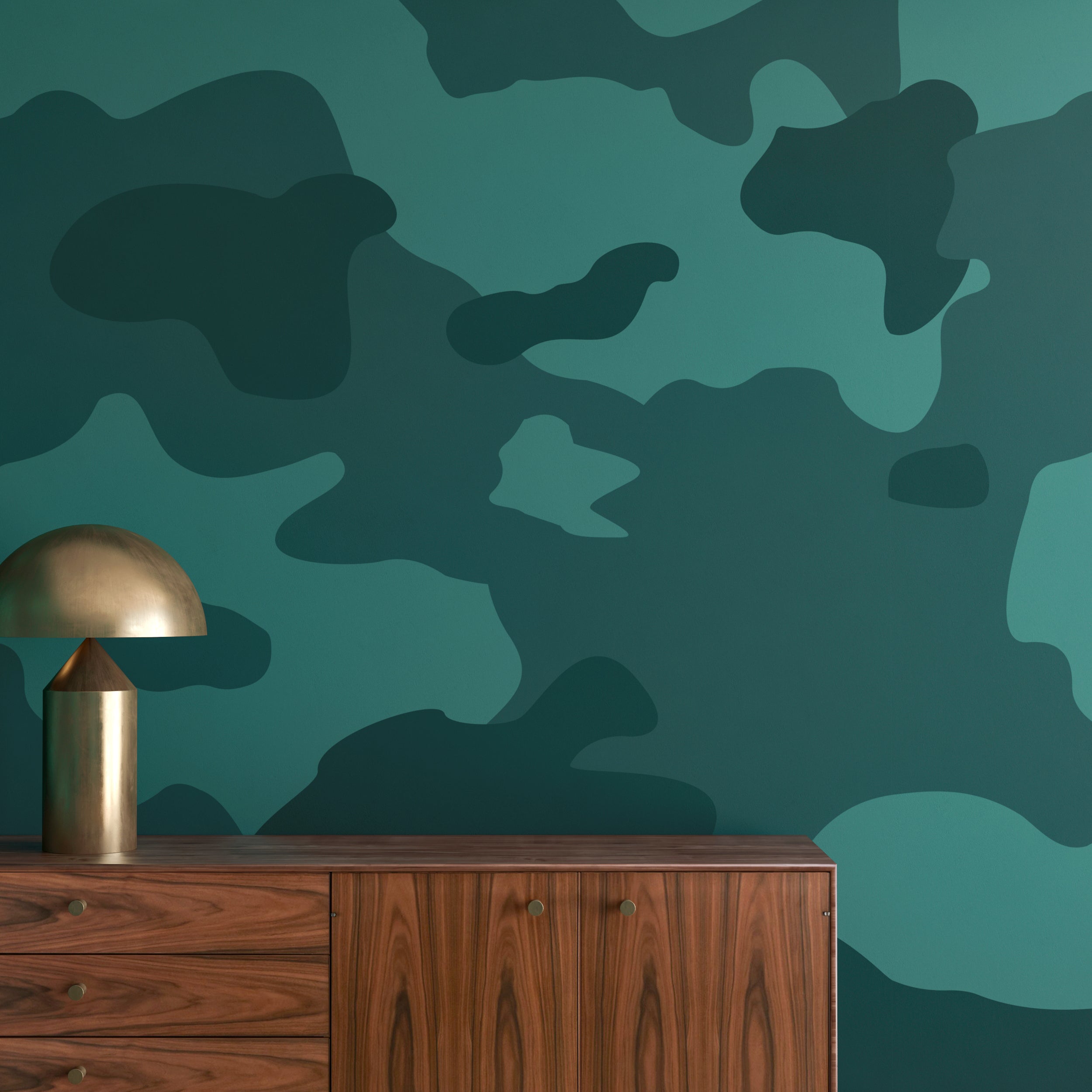 Camo© Wallpaper in Shamrock