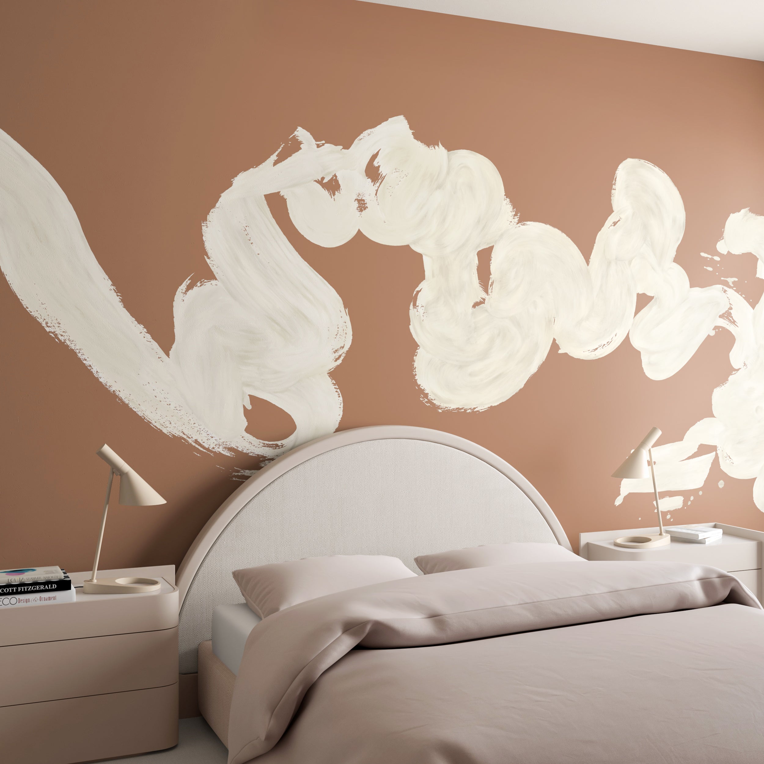 Abstract Art© Mural Wallpaper in Coco