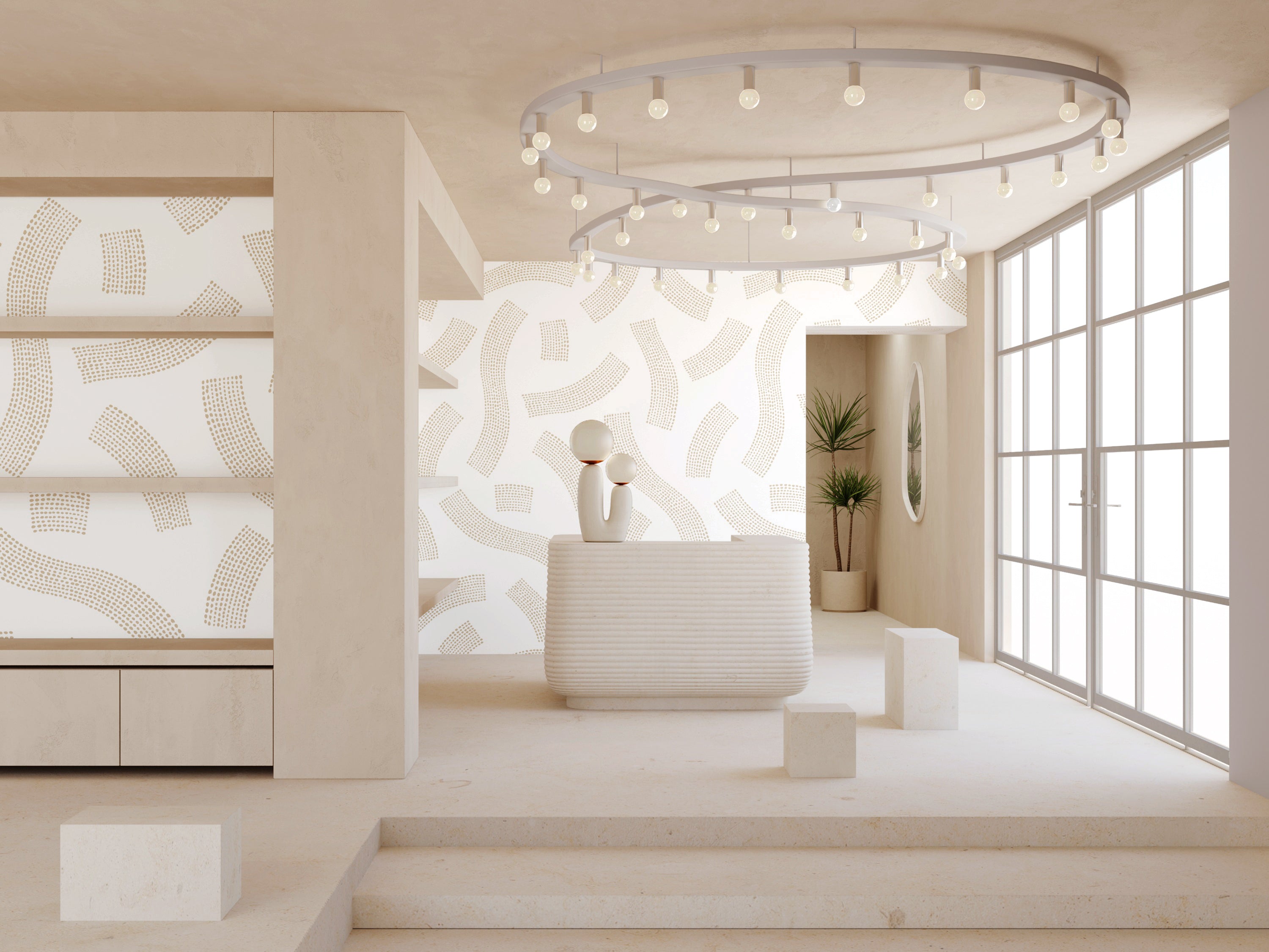 Saguaro© Wallpaper in Sand