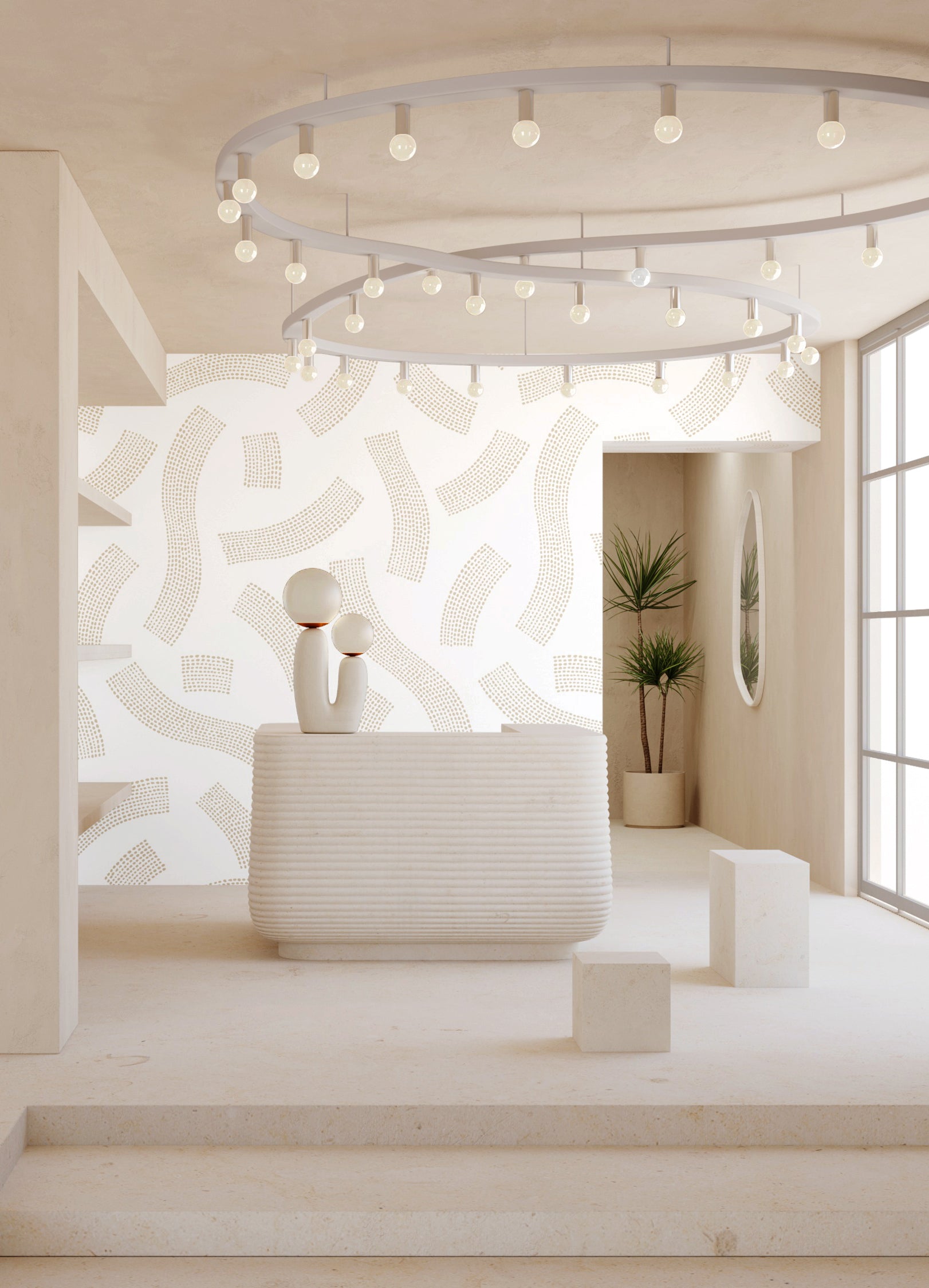 Saguaro© Wallpaper in Sand