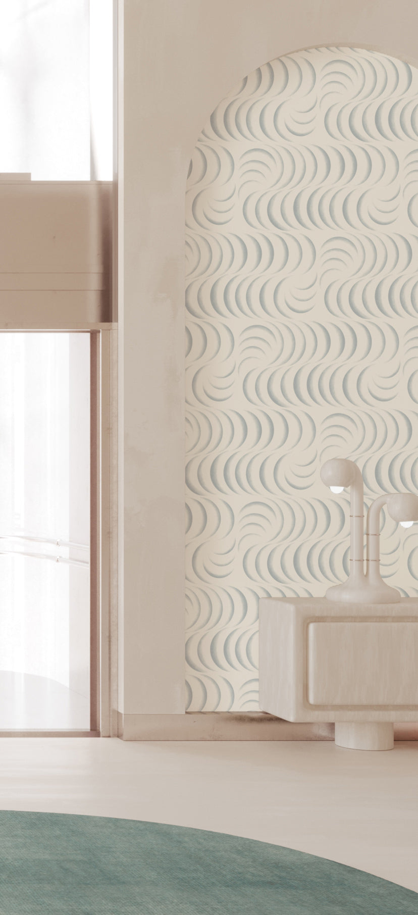 Petite Coque© Wallpaper in Ice