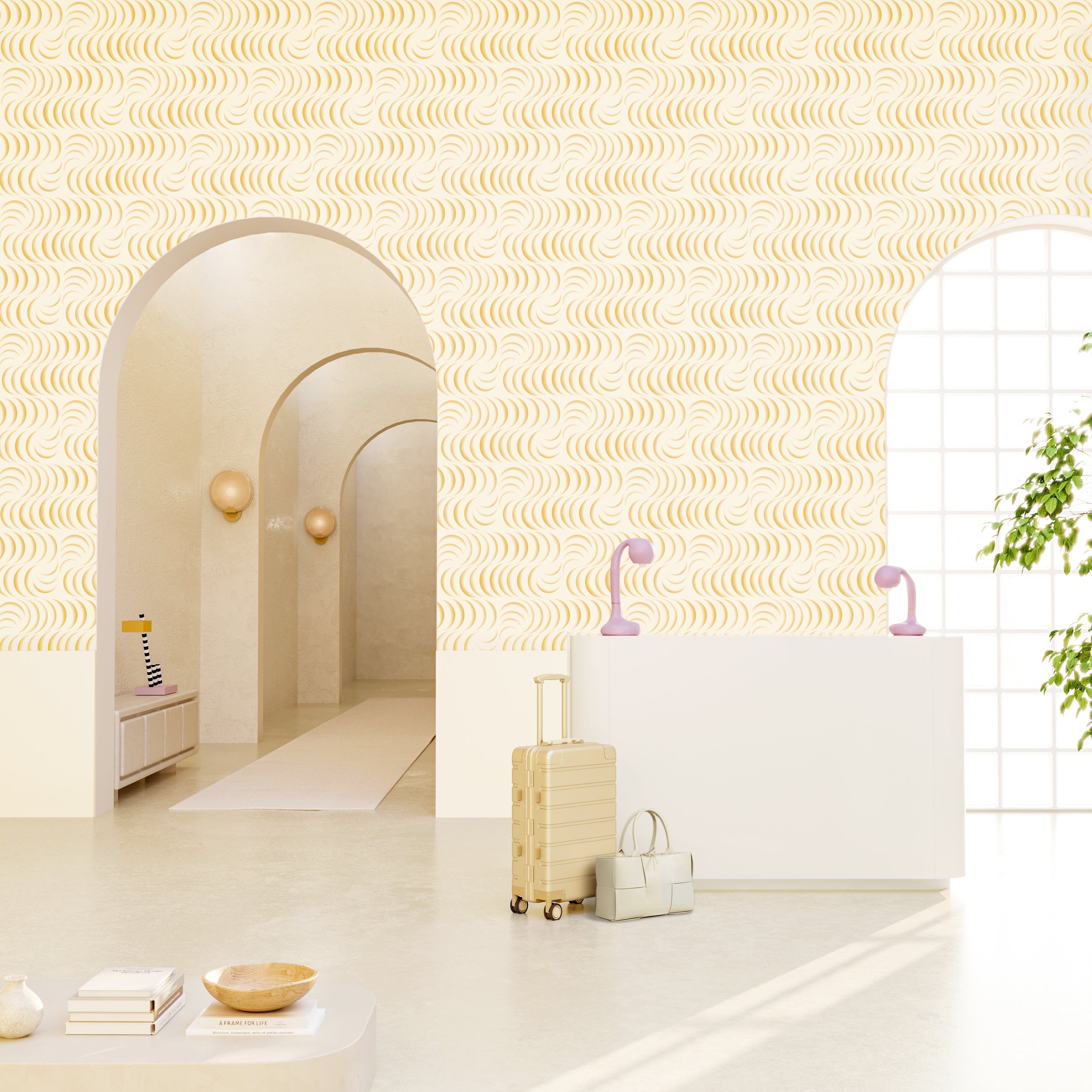 Petite Coque© Wallpaper in Sunkist