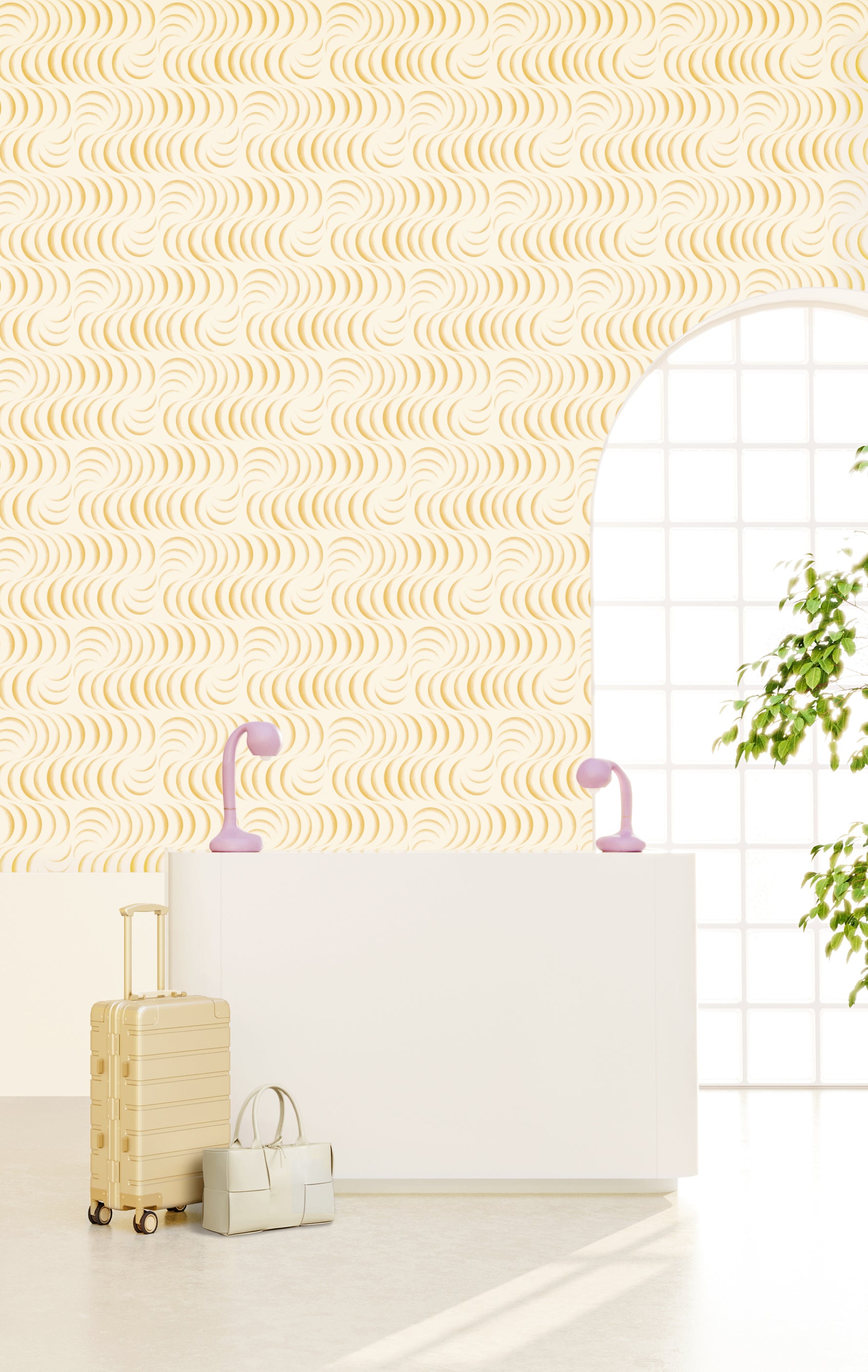 Petite Coque© Wallpaper in Sunkist