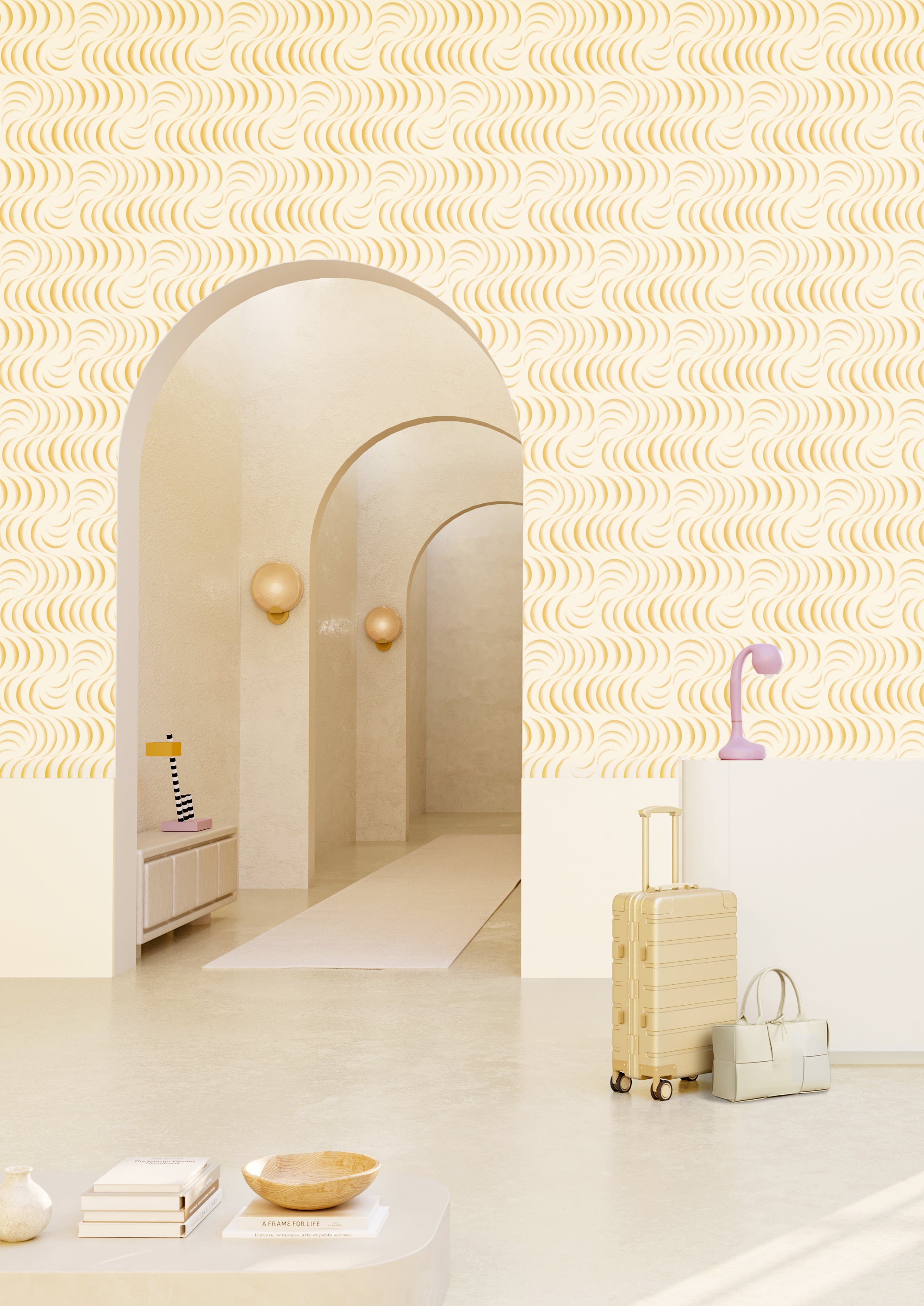 Petite Coque© Wallpaper in Sunkist