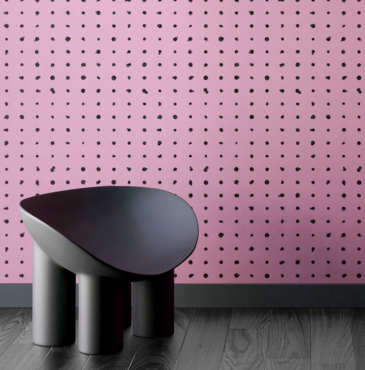 Dotted Line© Wallpaper in Purple