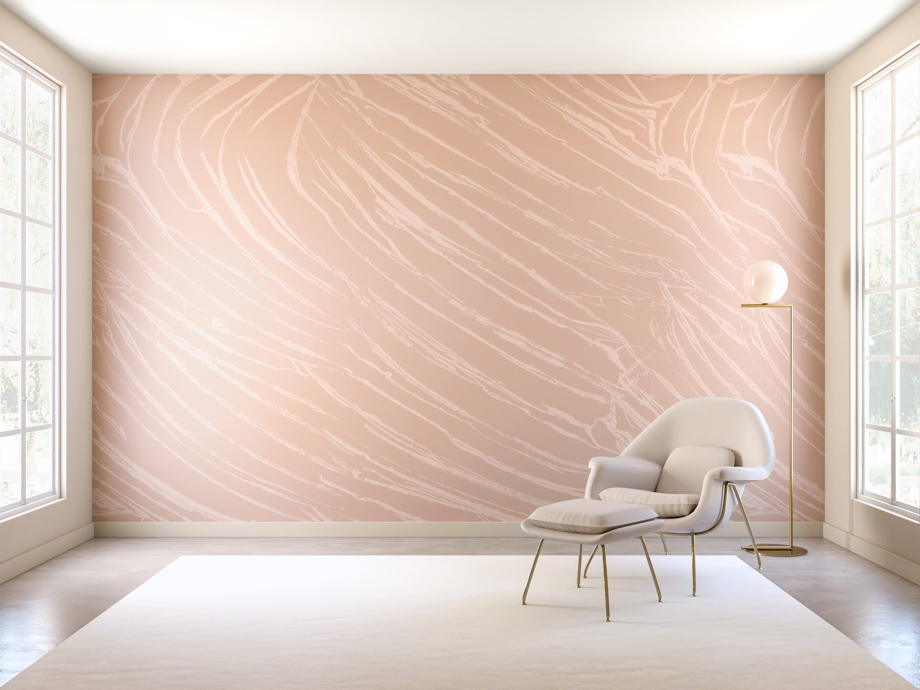 Dune© Mural Wallpaper in Clay