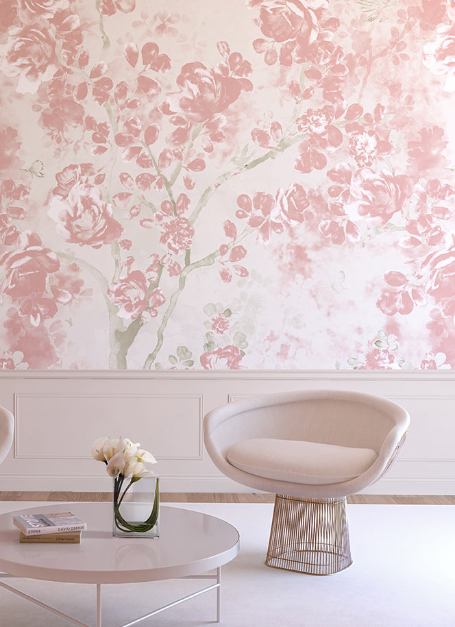 Eden© Mural Wallpaper in Petal