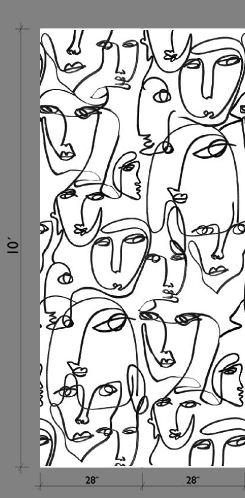 Femme© Wallpaper in Black + White