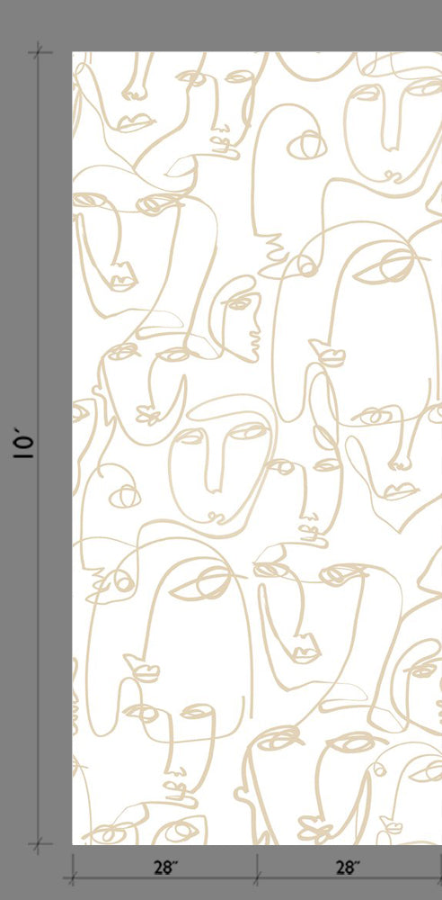 Femme© Wallpaper in Sand